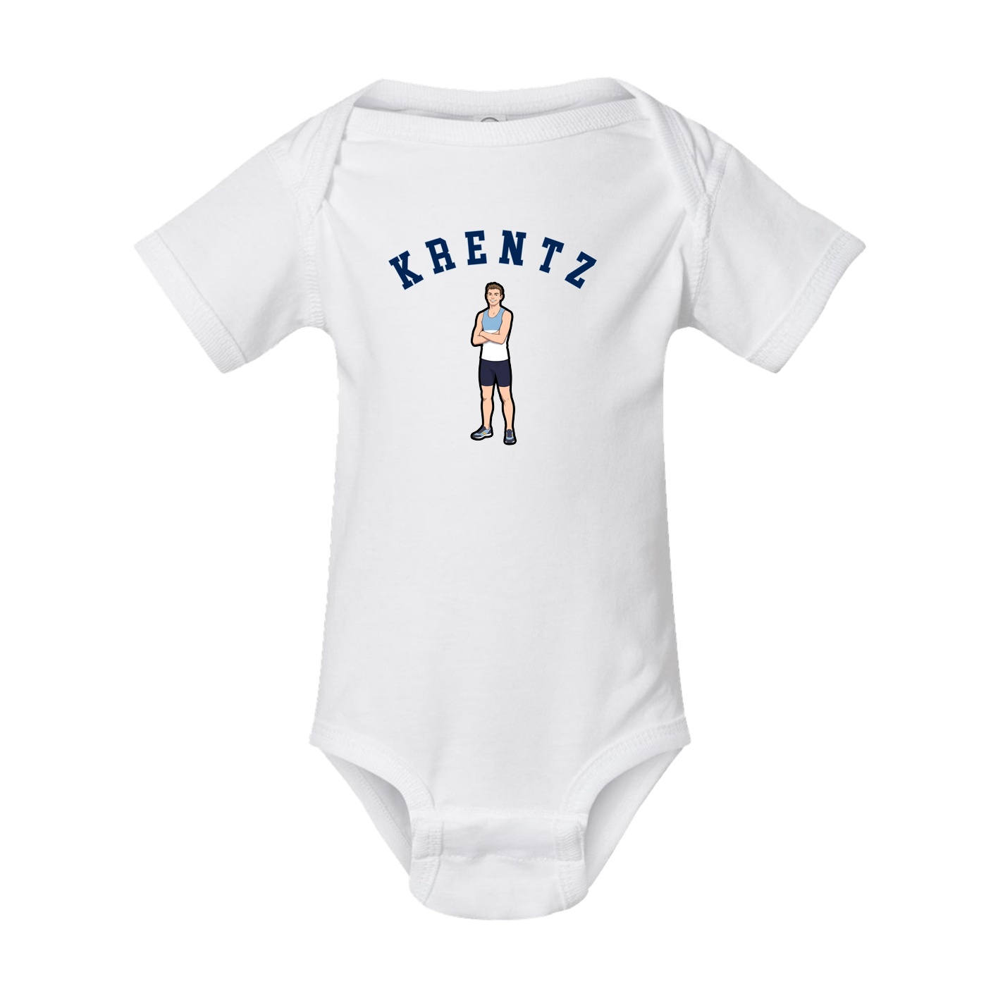 Baby Onesie — Shirsey Arch in White
