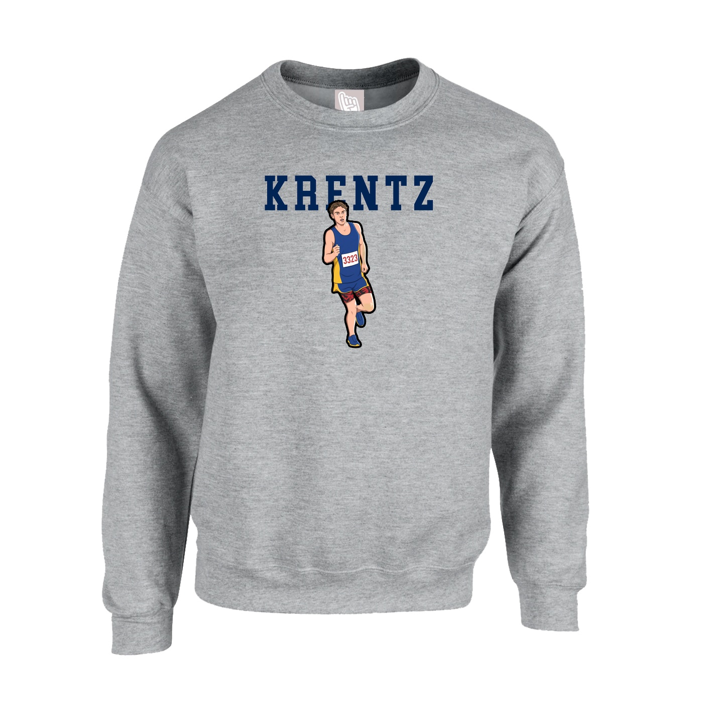 Fleece Crew — Shirsey in Grey