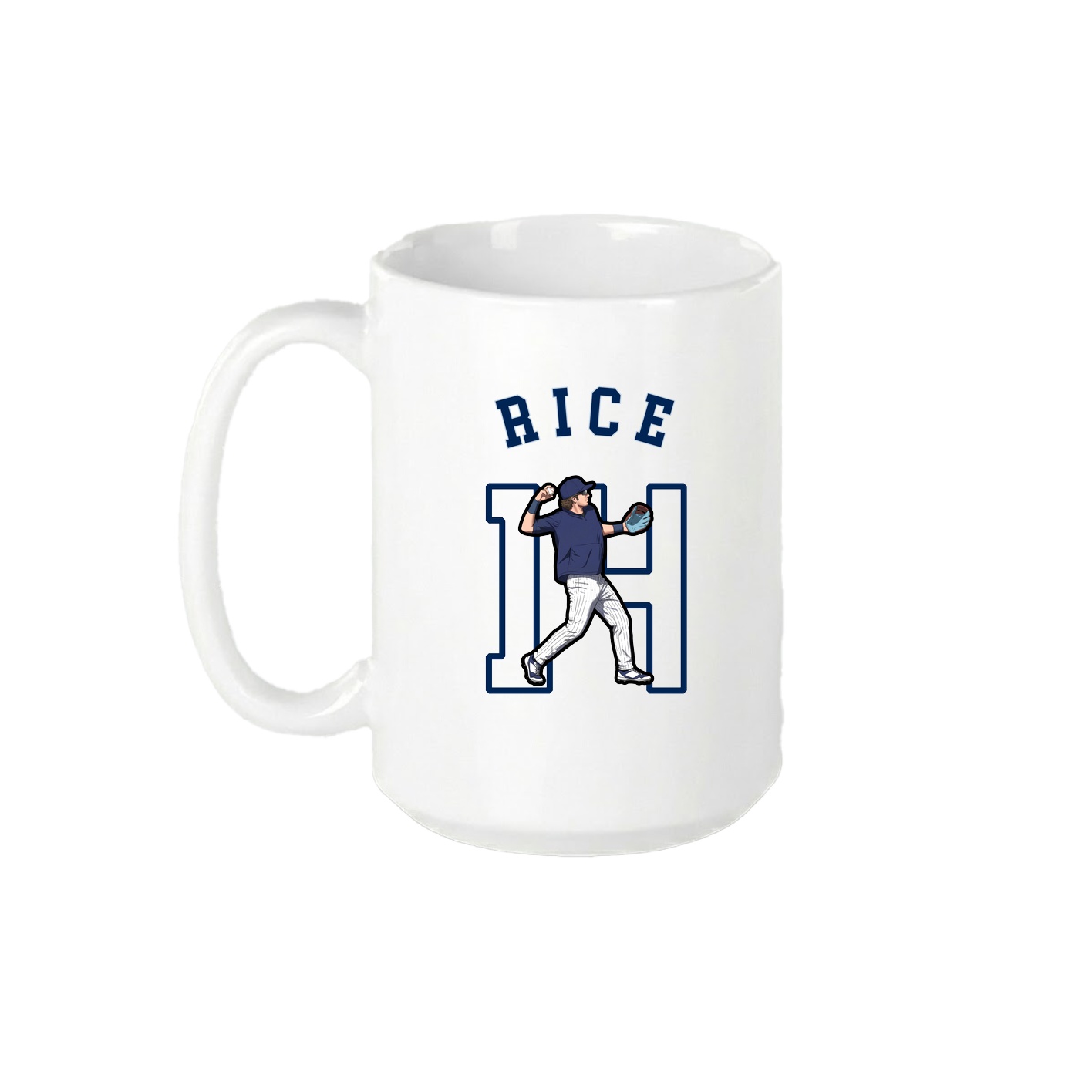 15oz Coffee Mug — Shirsey Arch in White