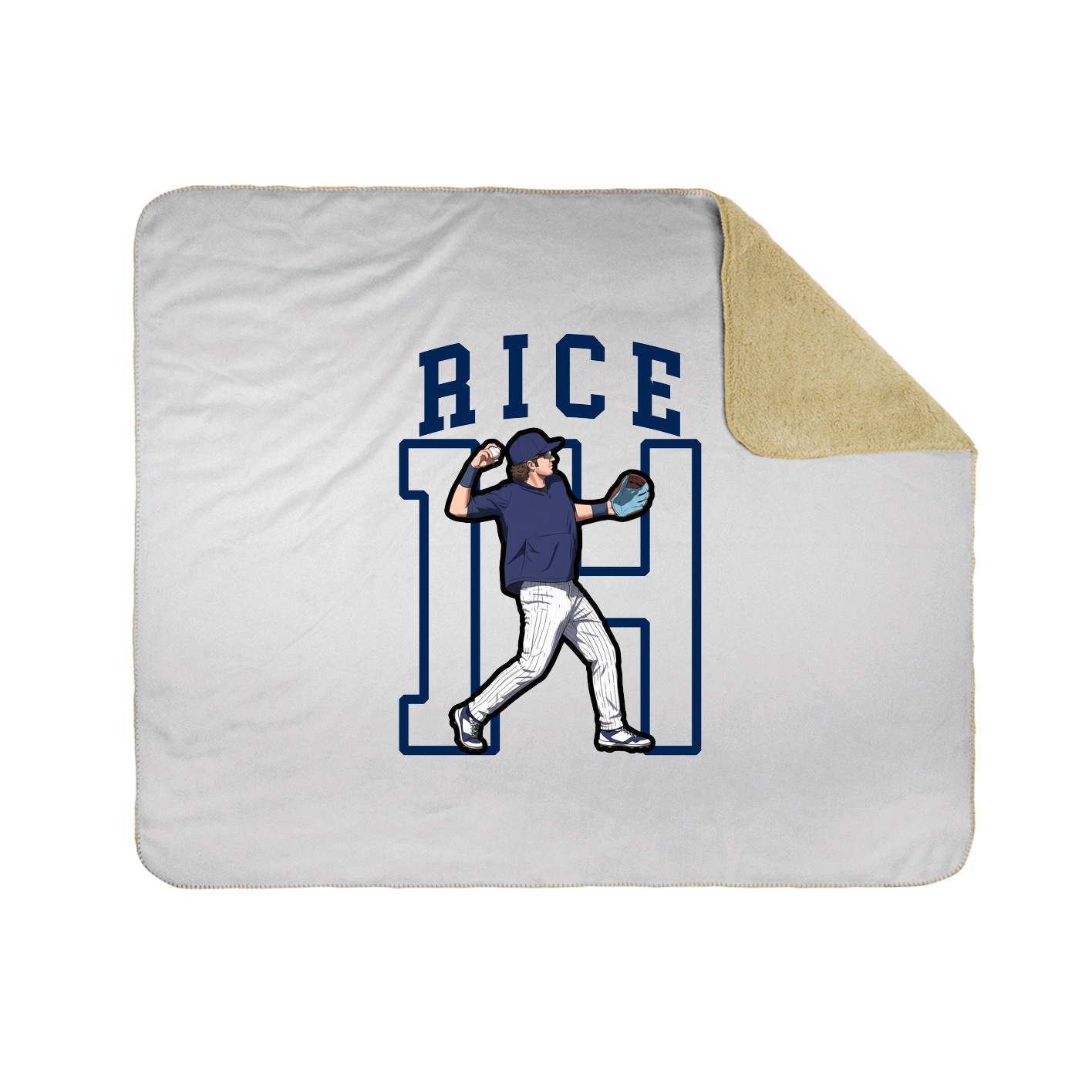 50x60 Sherpa Lined Throw Blanket