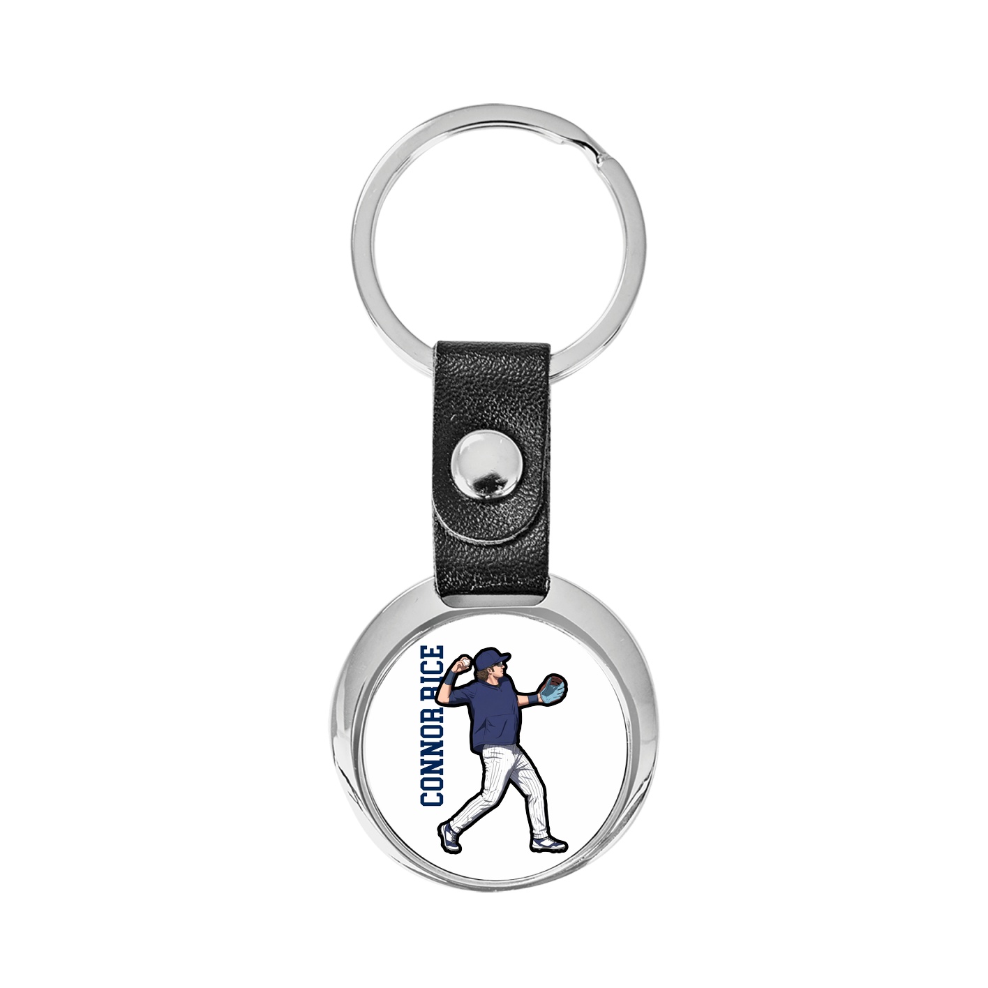 Key Chain — Name Vertical in Classic