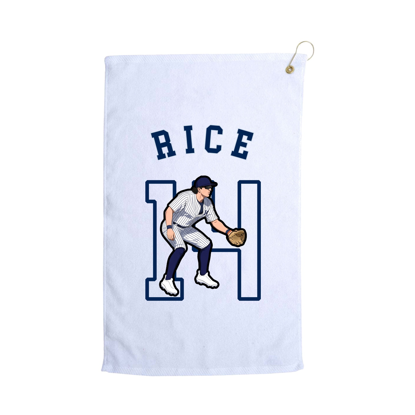 Golf Towel — Shirsey Arch in White