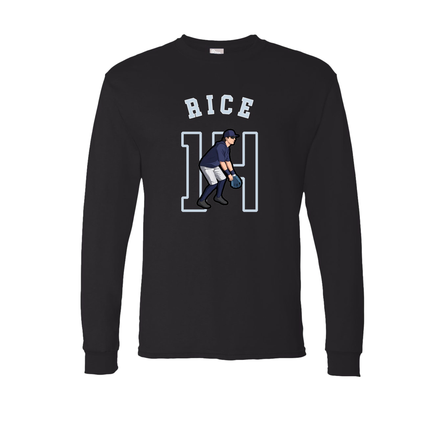 Long Sleeve Tee — Shirsey Arch in Black