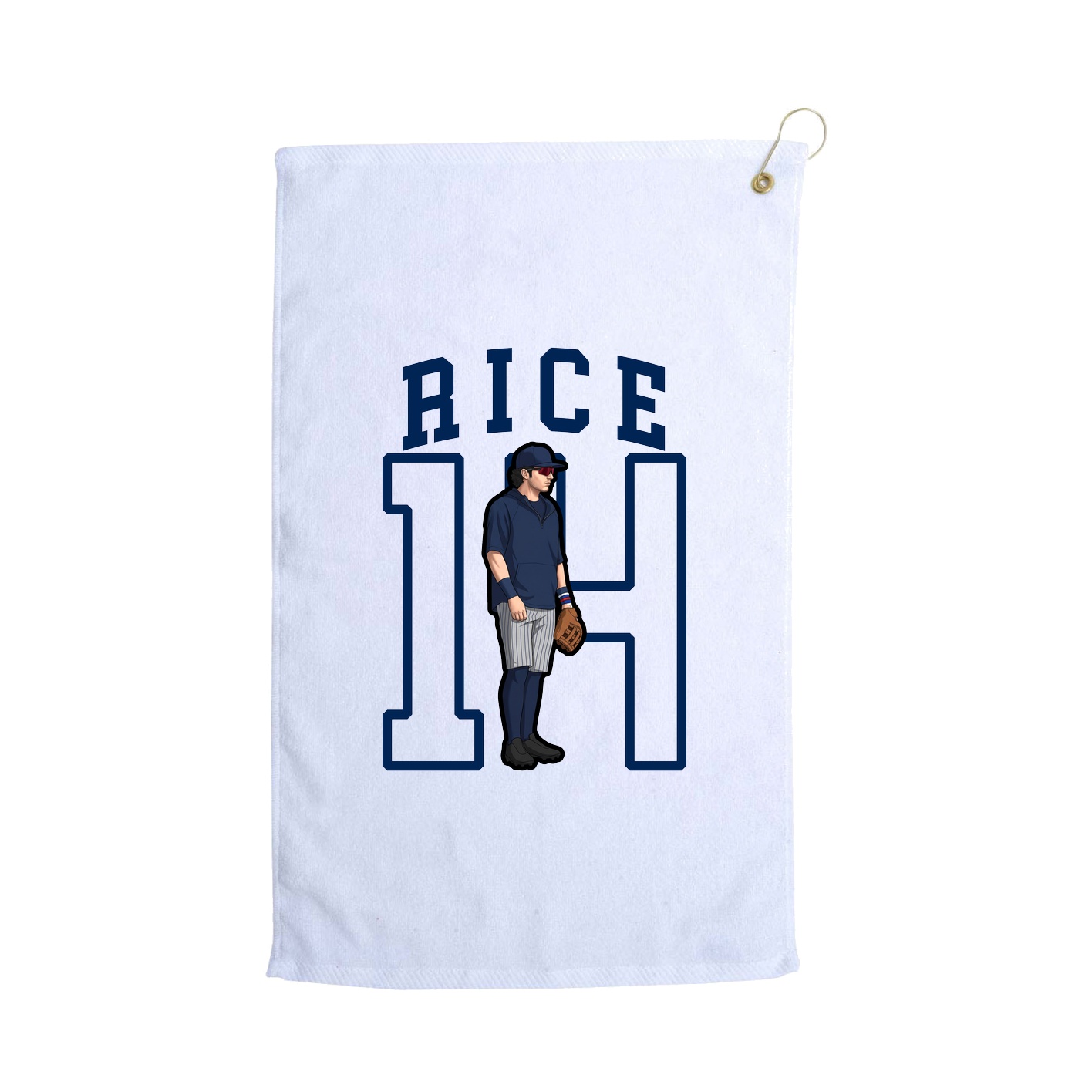Golf Towel — Shirsey in White