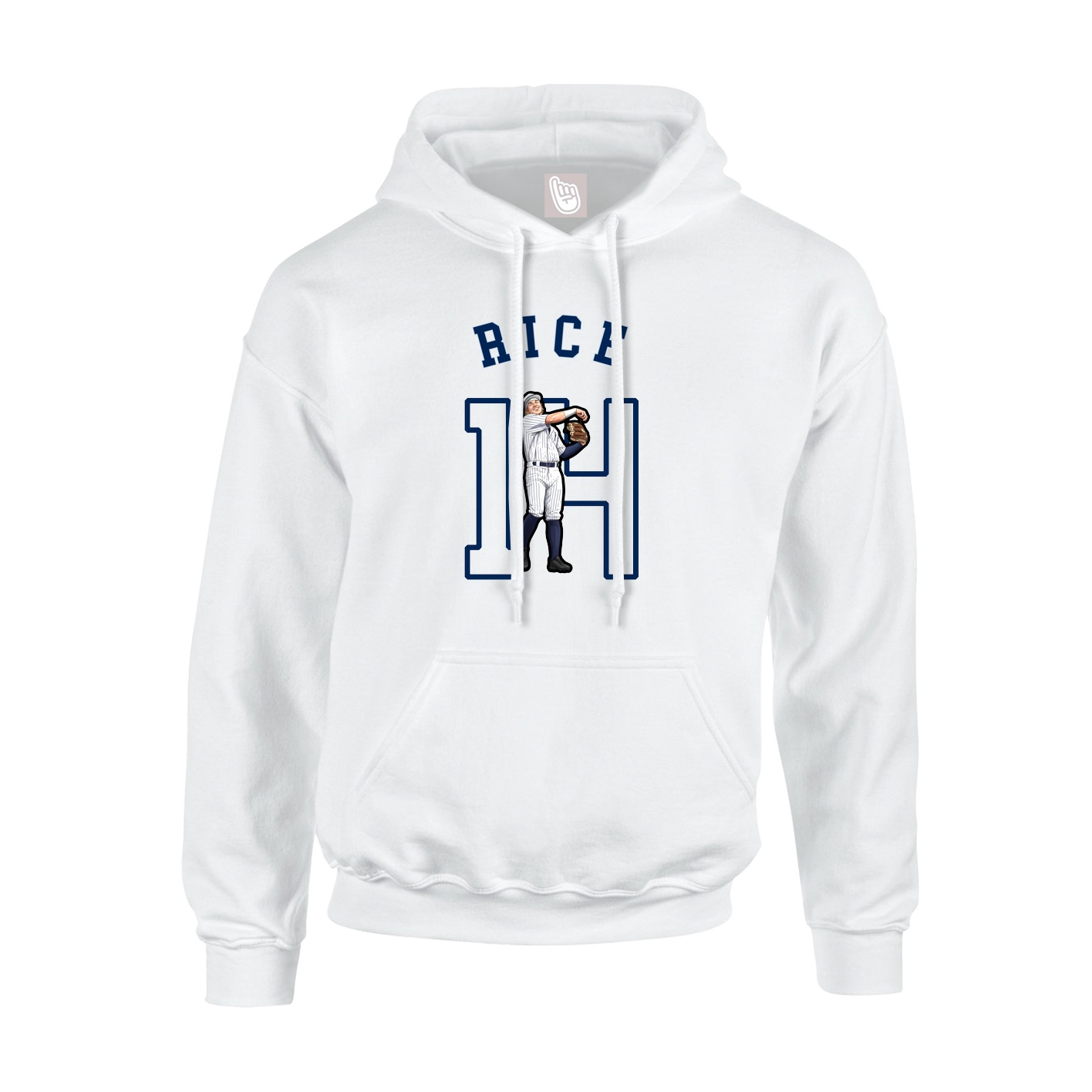 Youth Hoodie — Shirsey Arch in White