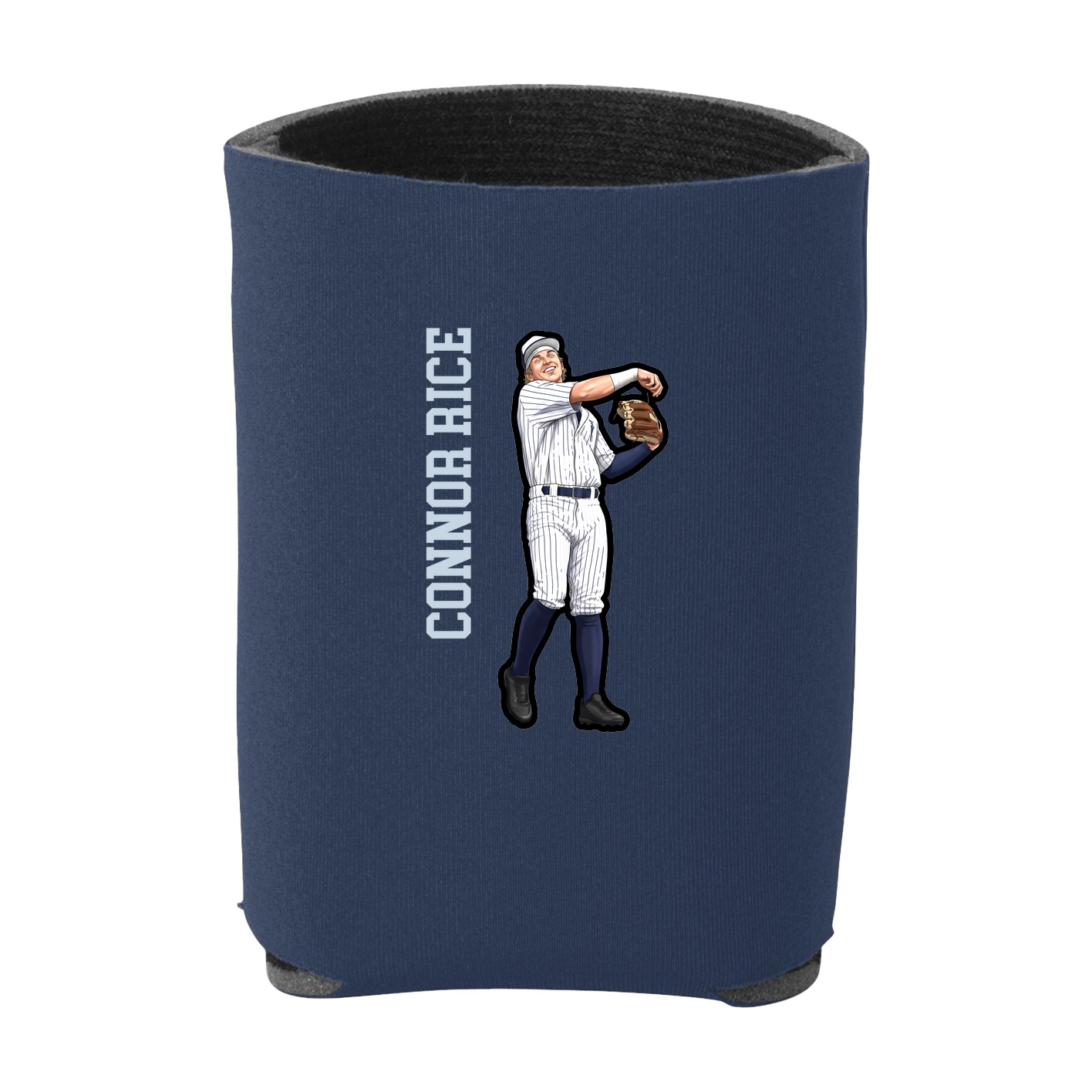 Can Holder — Name Vertical in Navy