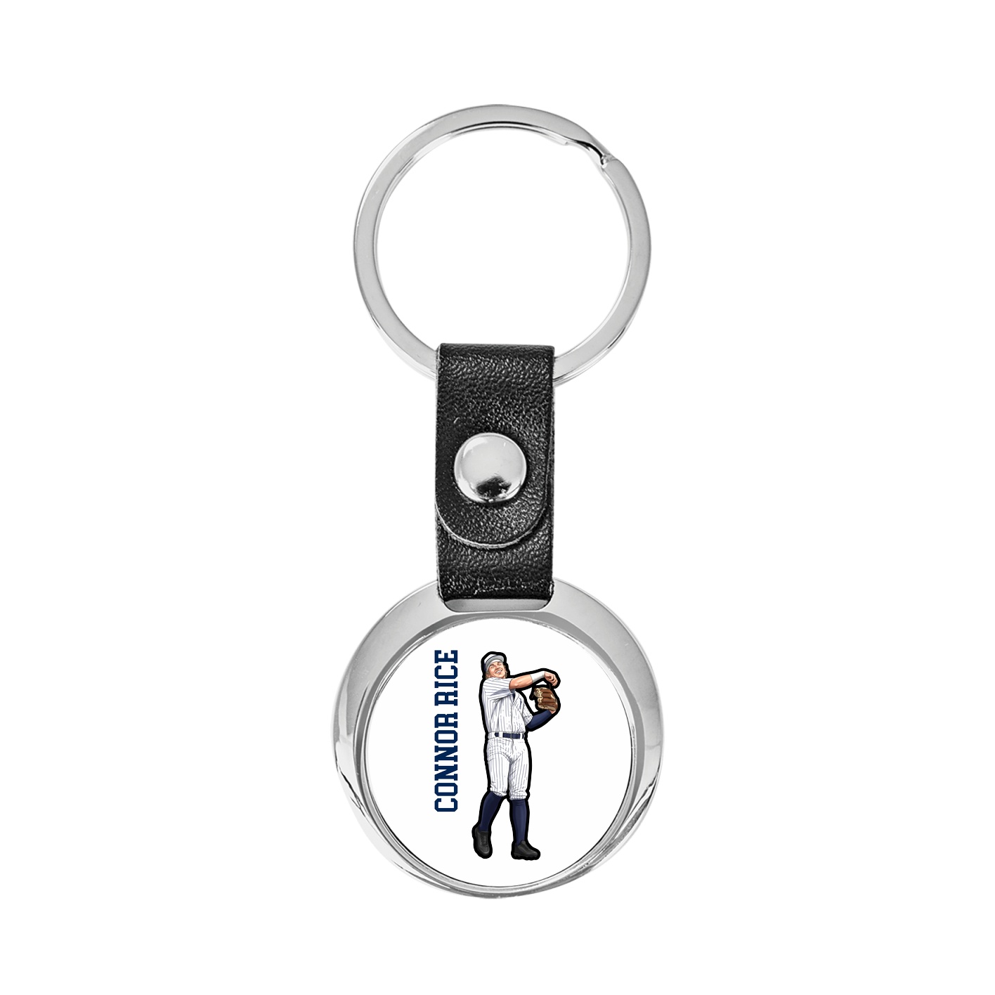 Key Chain — Name Vertical in Classic