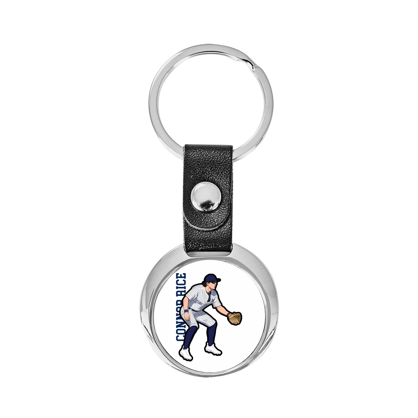 Key Chain — Name Vertical in Classic