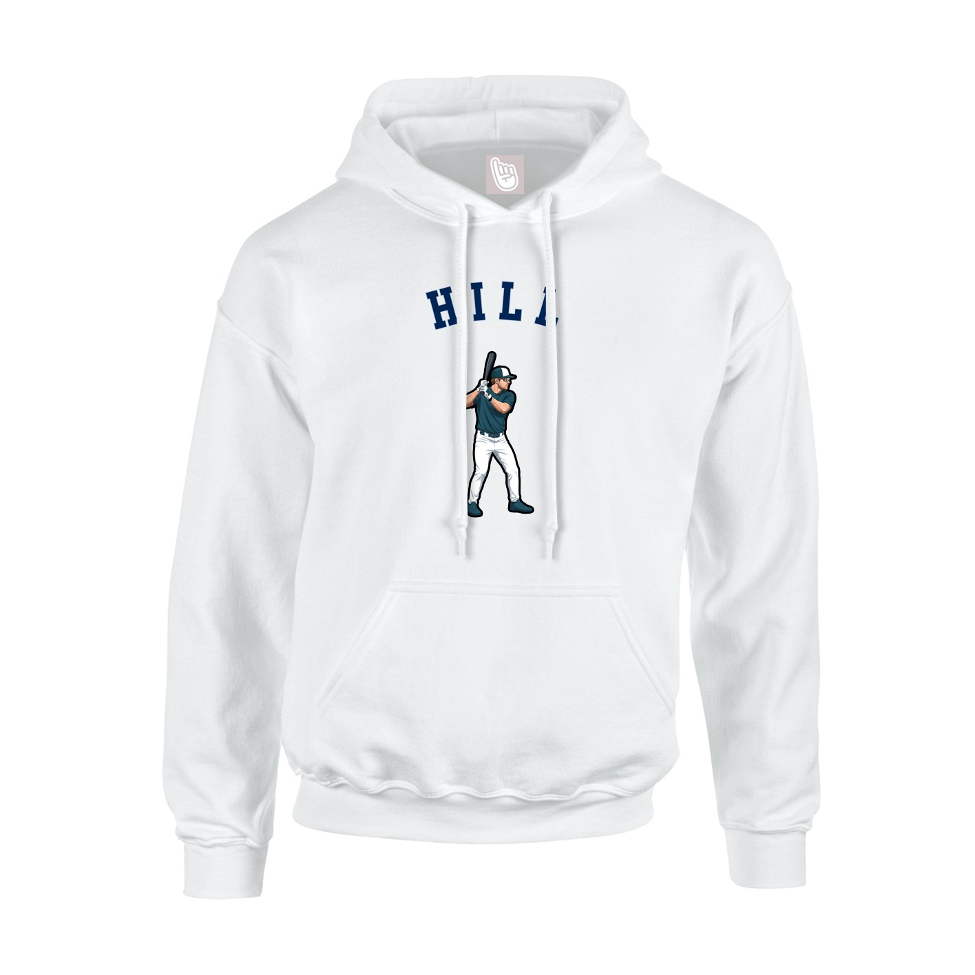 Hoodie — Shirsey Arch in White