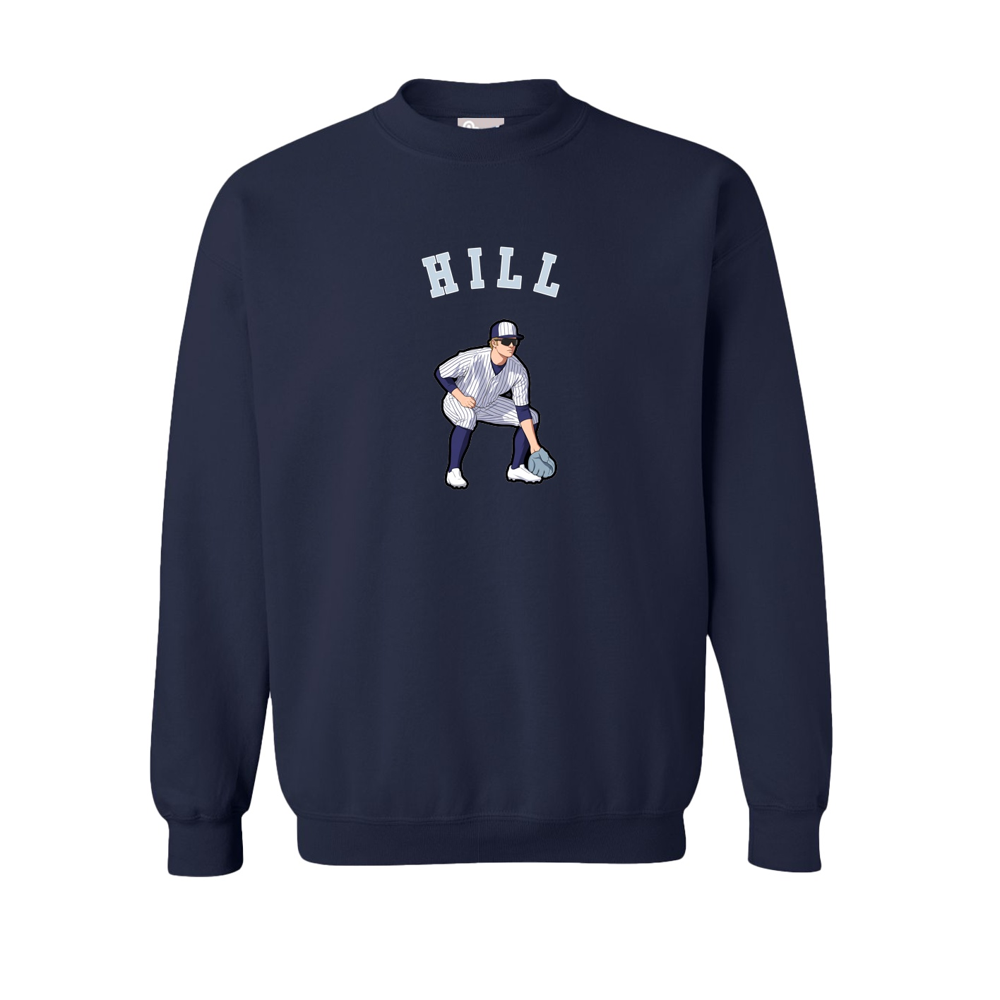 Fleece Crew — Shirsey Arch in Navy