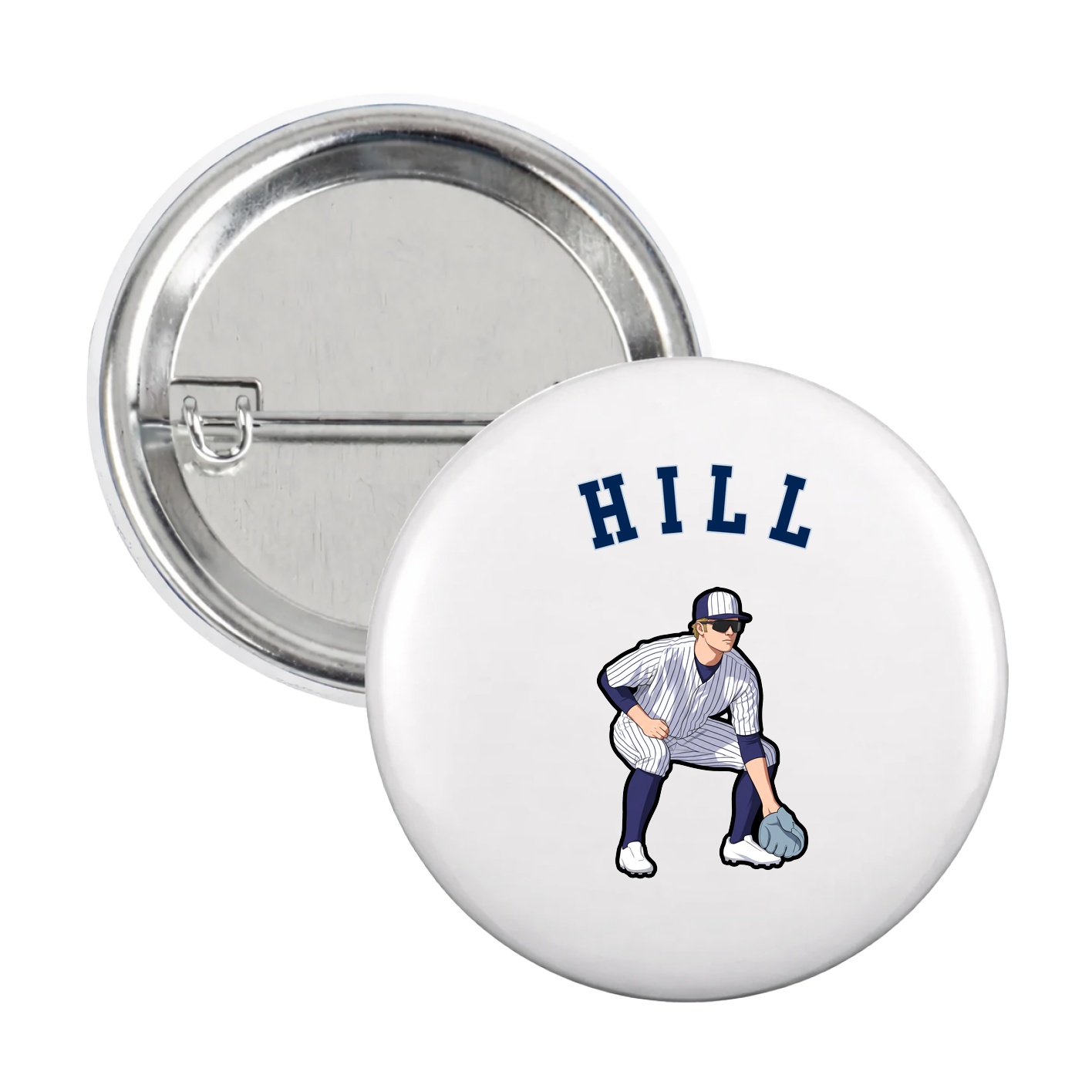 Game Day Button — Shirsey Arch in White