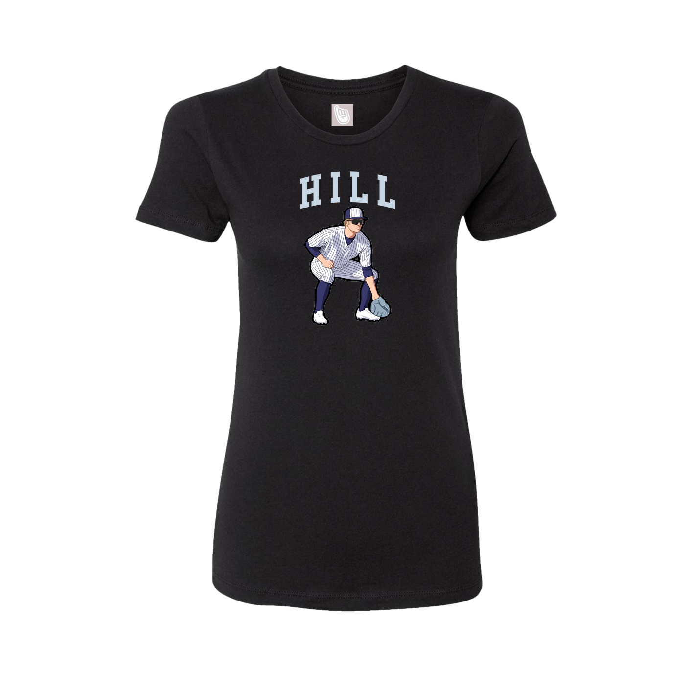 Fitted Women's Tee — Shirsey in Black