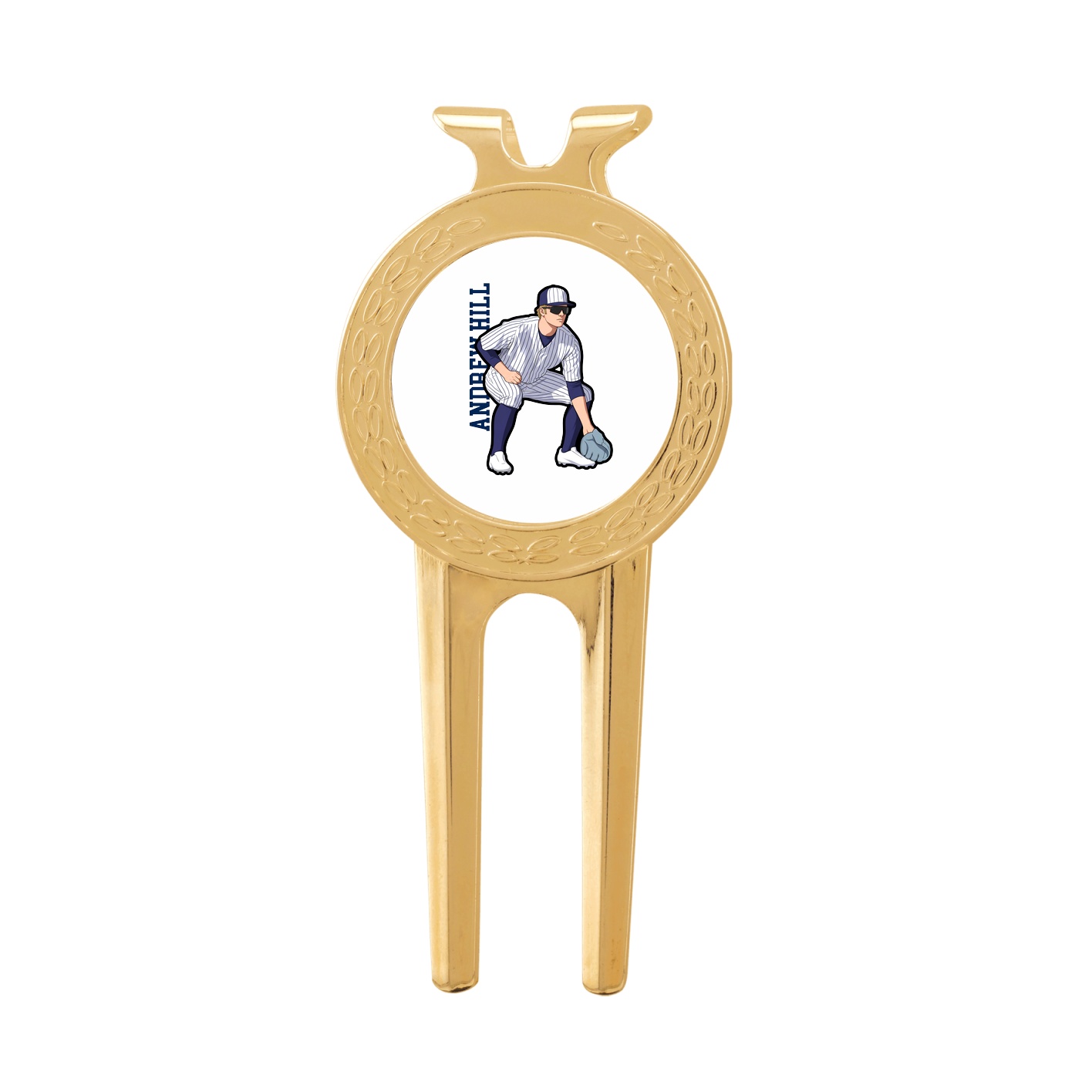 Divot Tool with Ball Marker — Name Vertical in Classic