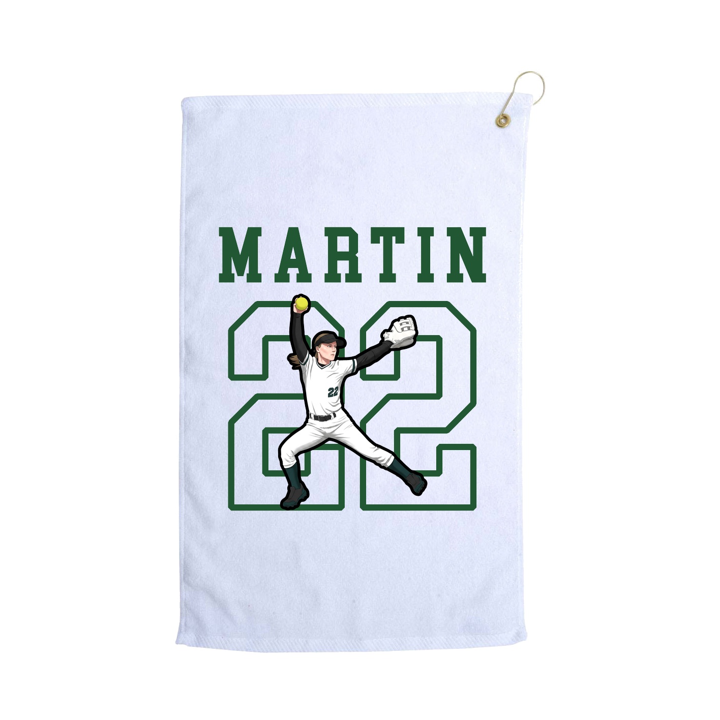Golf Towel — Shirsey in White