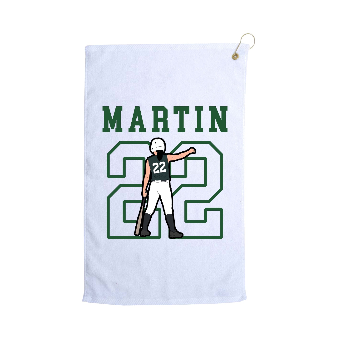 Golf Towel — Shirsey in White