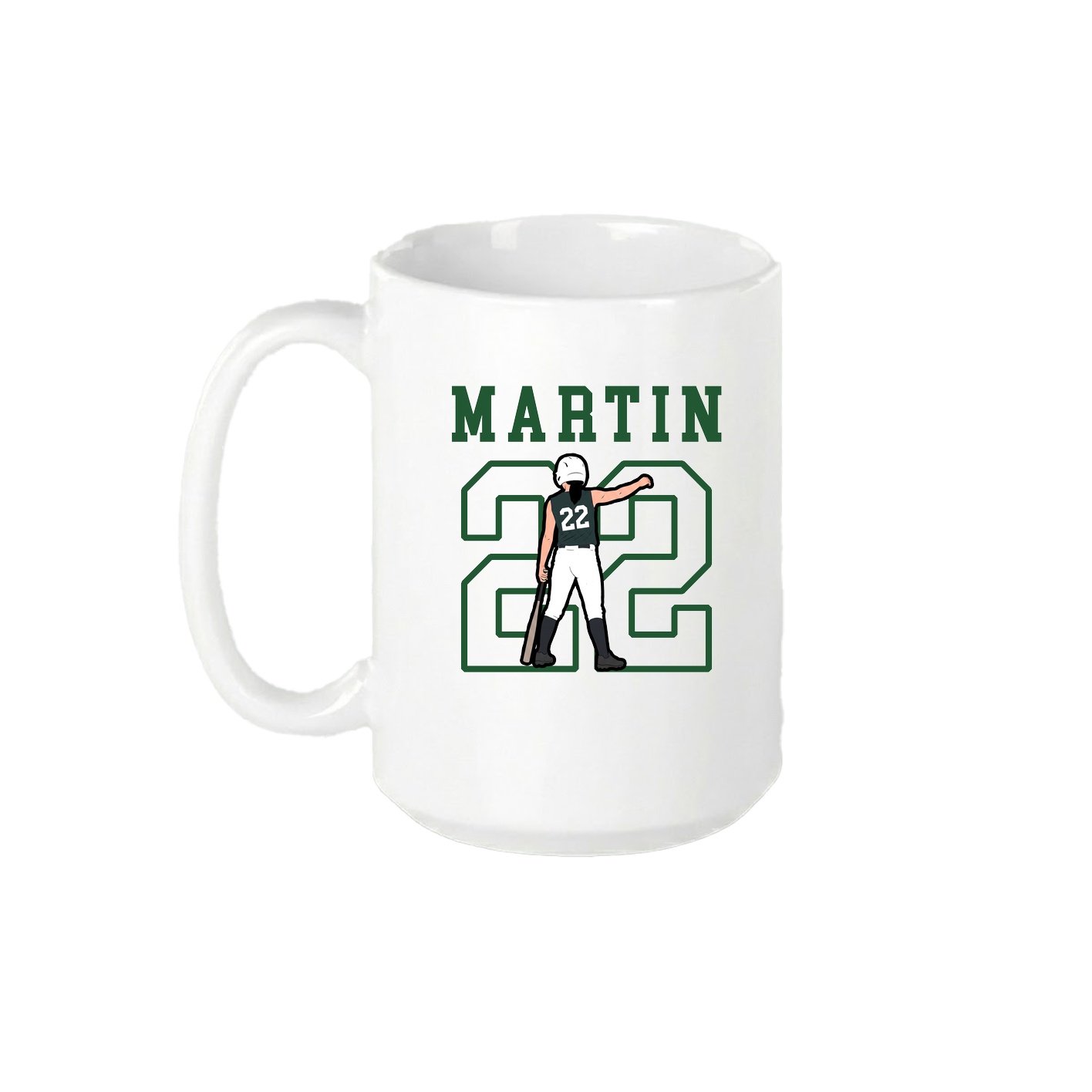 15oz Coffee Mug — Shirsey in White