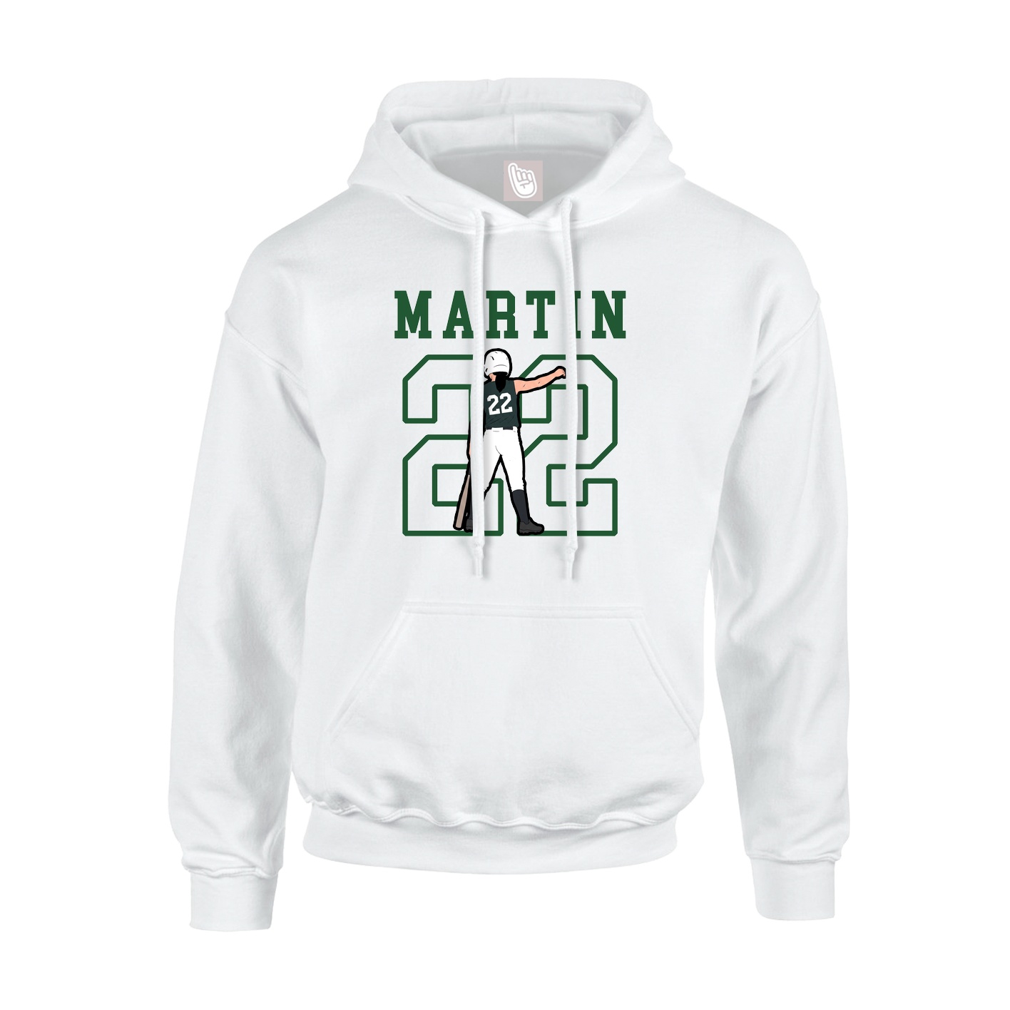 Hoodie — Shirsey in White