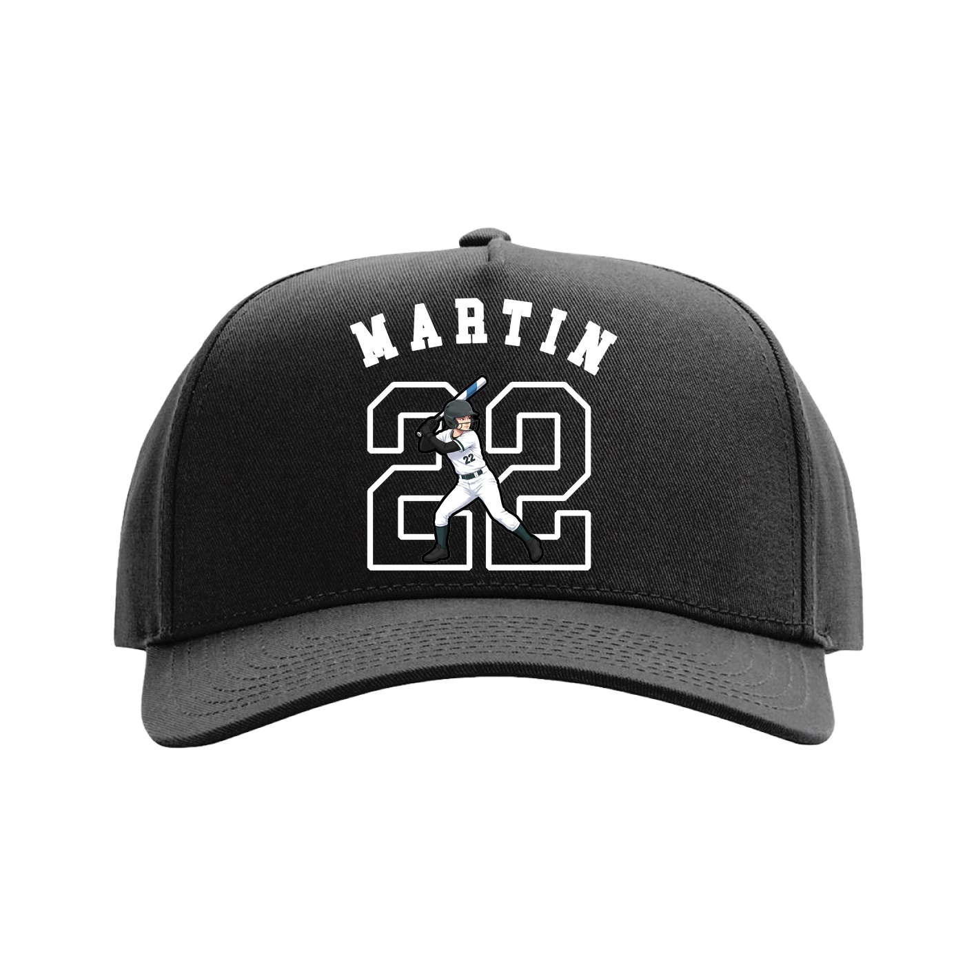 Full Fabric Five-Panel Champ Cap