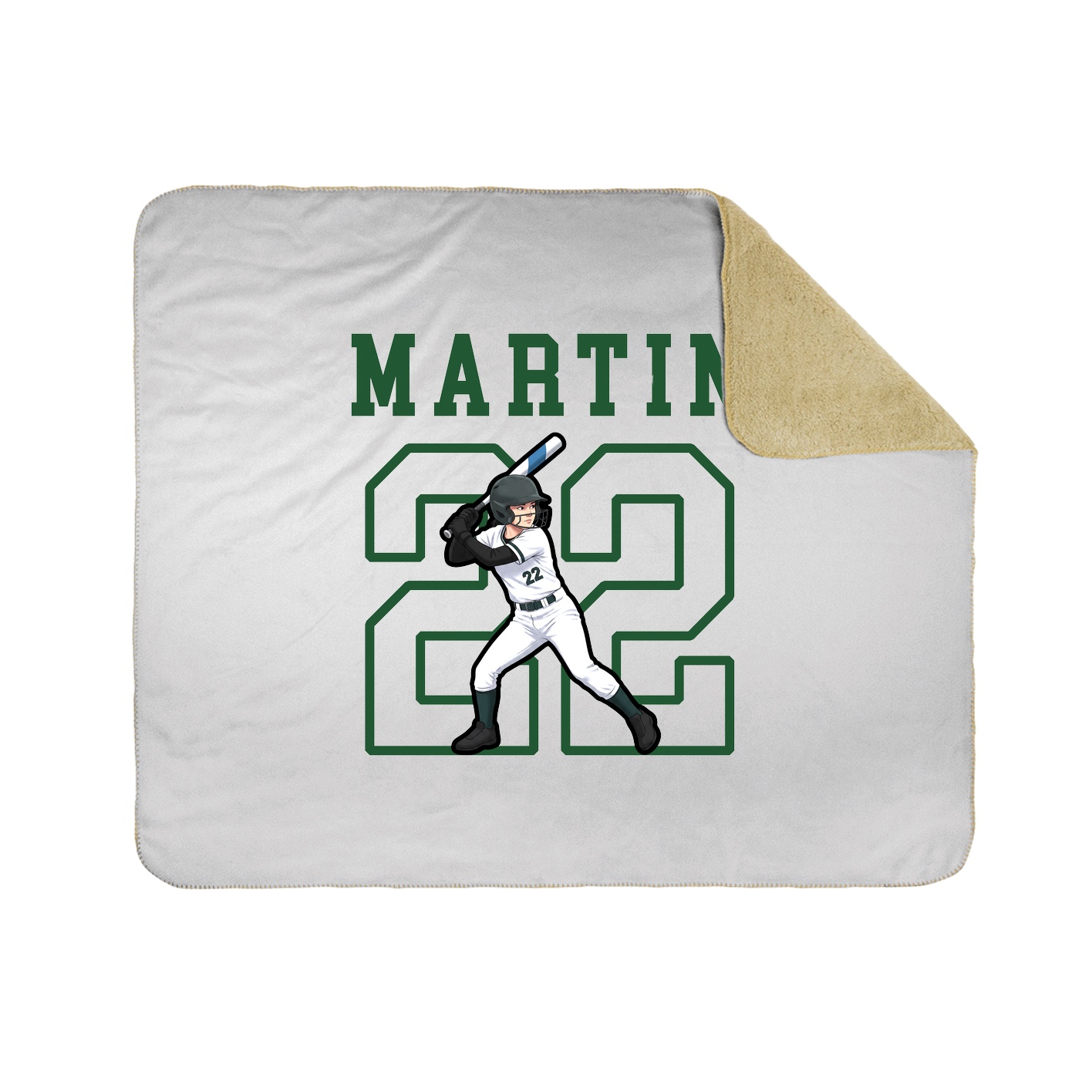 Throw Blanket — Shirsey in White
