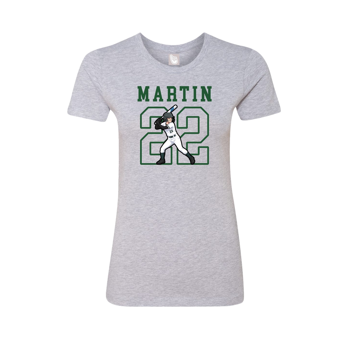 Fitted Women's Tee — Shirsey in Grey