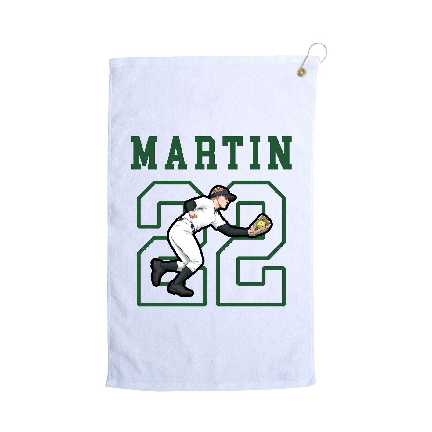 Golf Towel — Shirsey in White
