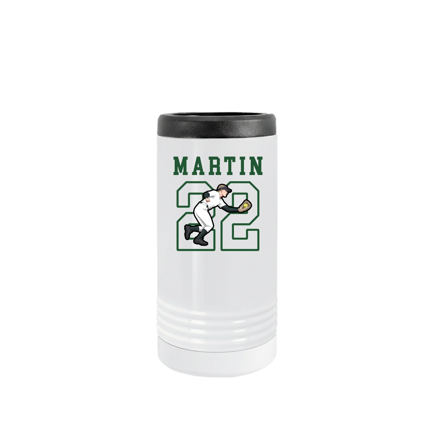Slim Beverage Holder — Shirsey in White