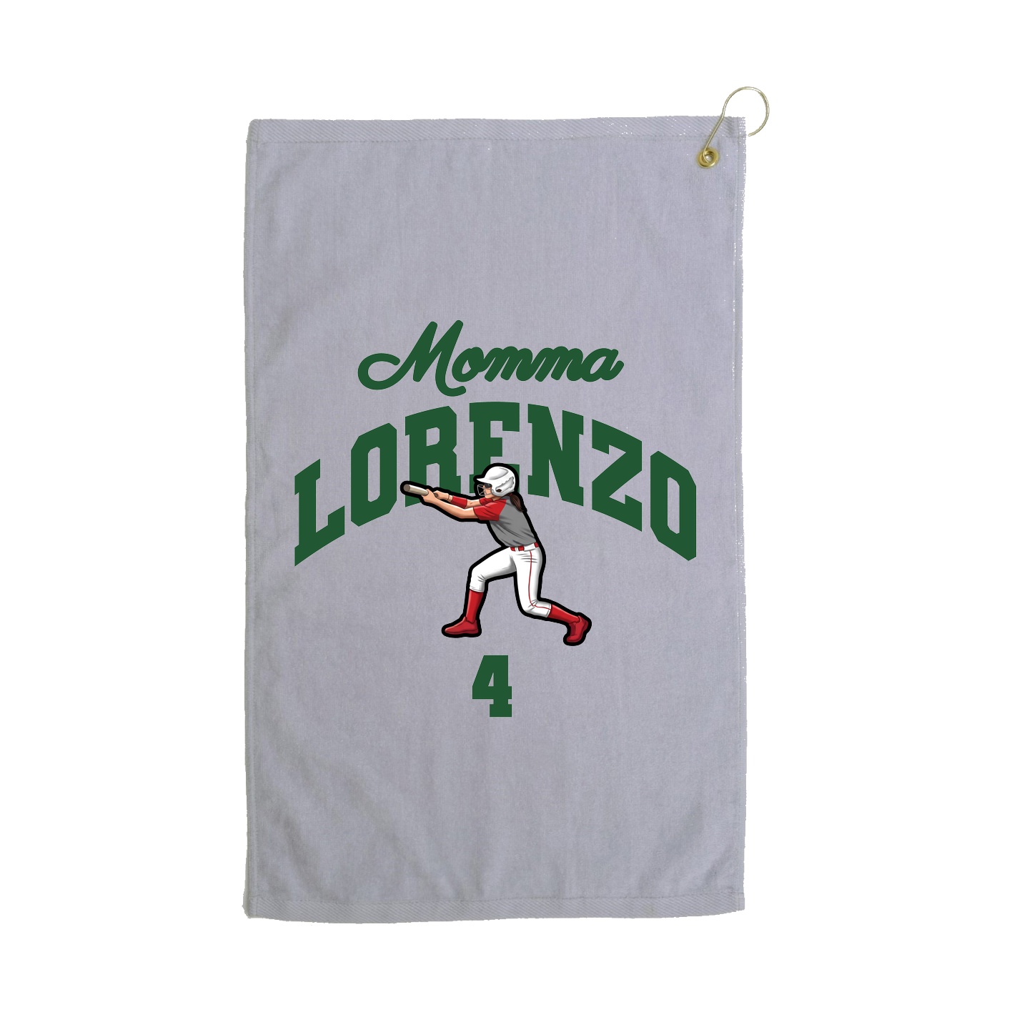 Golf Towel — Mothers Day Arch in Grey