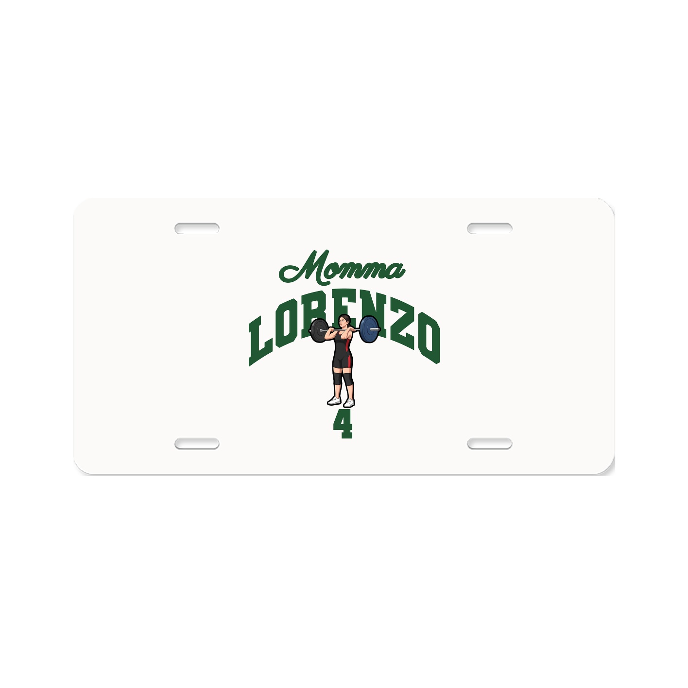 License Plate — Mothers Day Arch in Classic