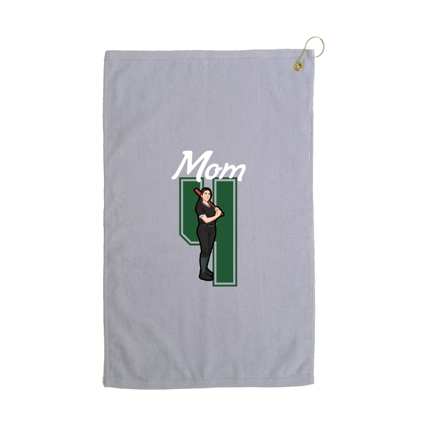 Golf Towel — Mothers Day Shirsey in Grey