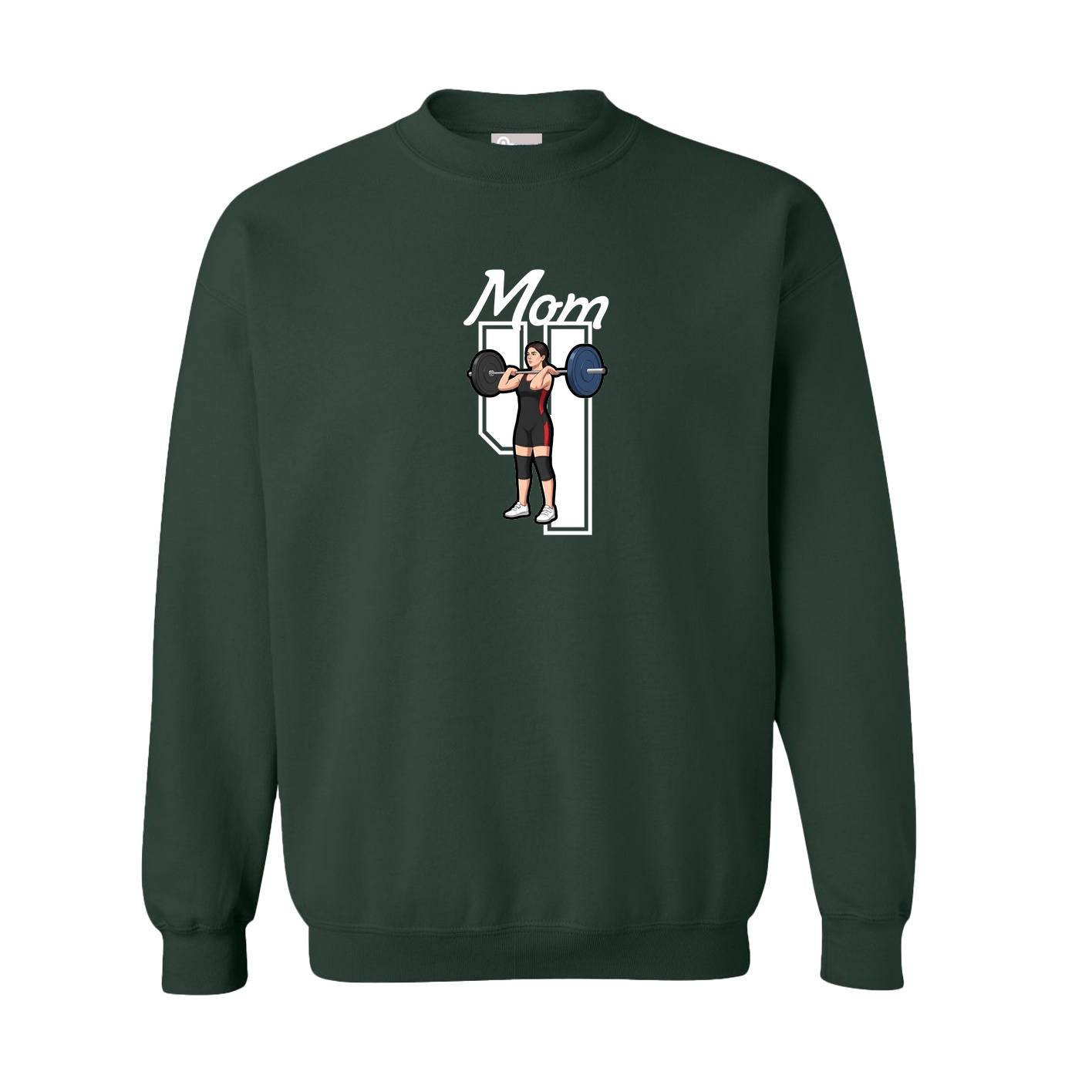 Fleece Crew — Mothers Day Shirsey in Green