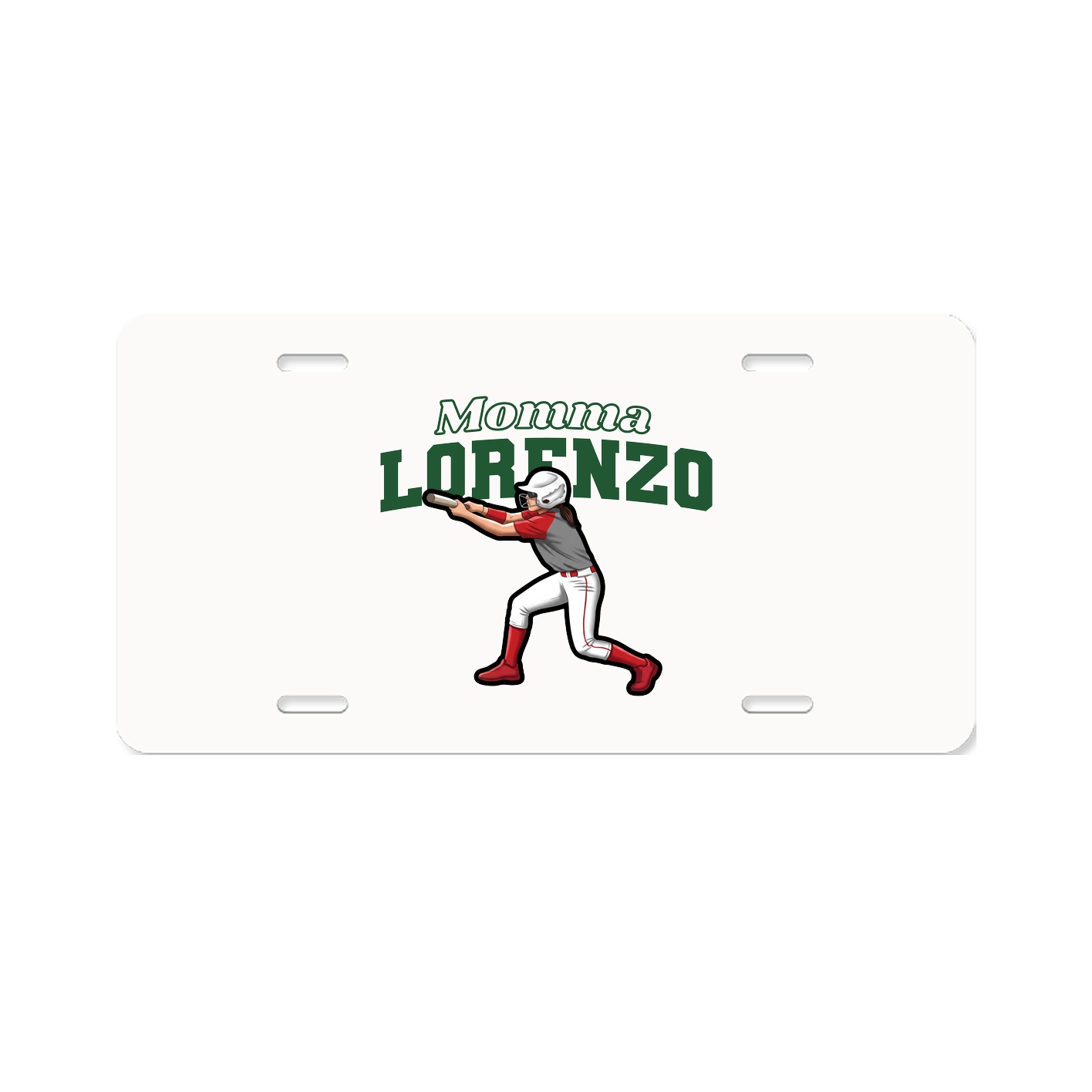 License Plate — Mothers Day Block in Classic