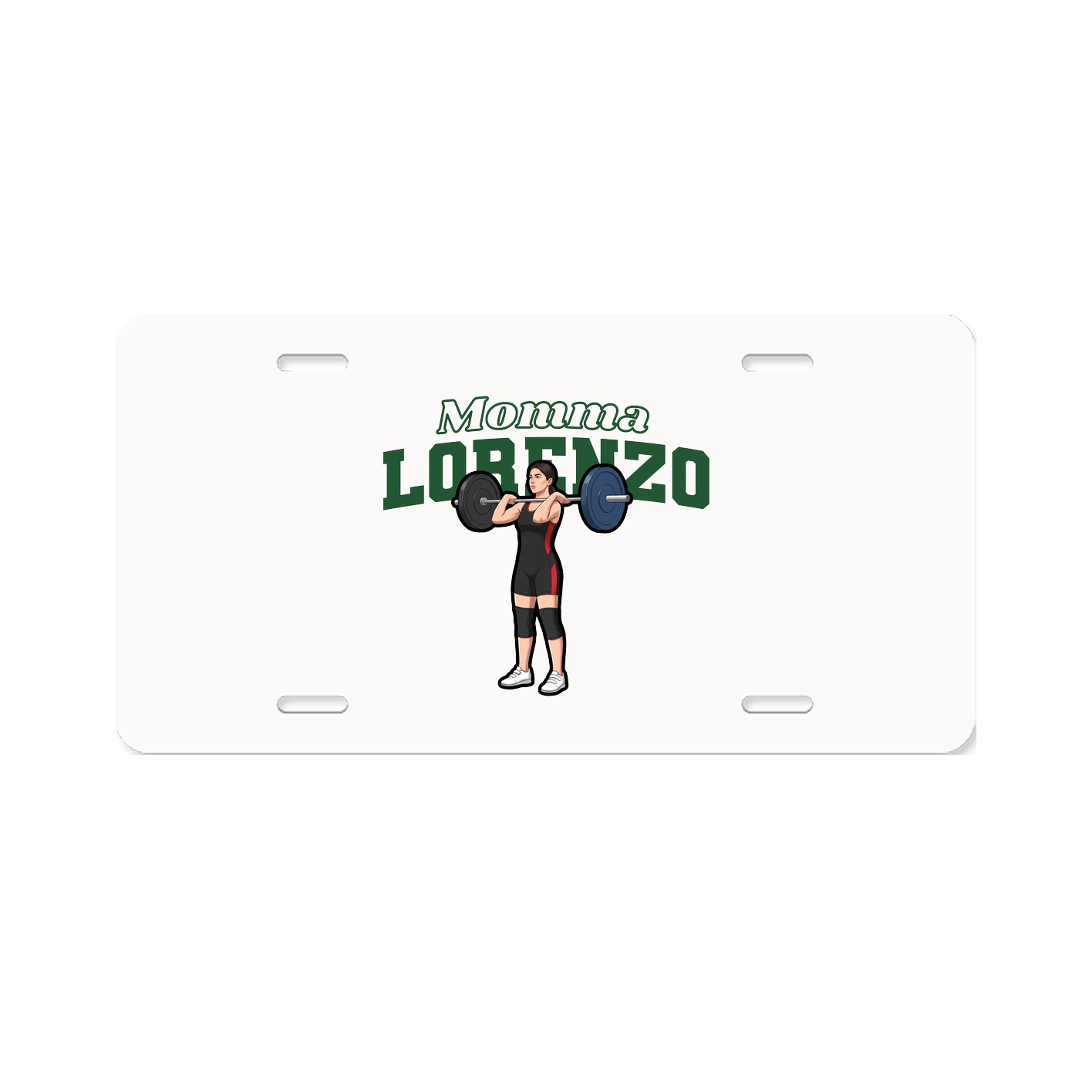 License Plate — Mothers Day Block in Classic
