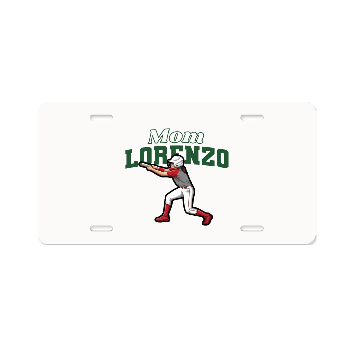 License Plate — Mothers Day Block in Classic
