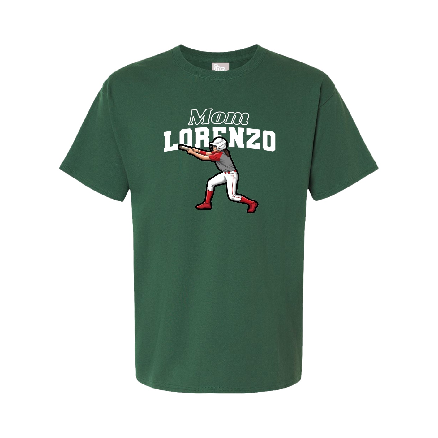 Youth Tee — Mothers Day Block in Green