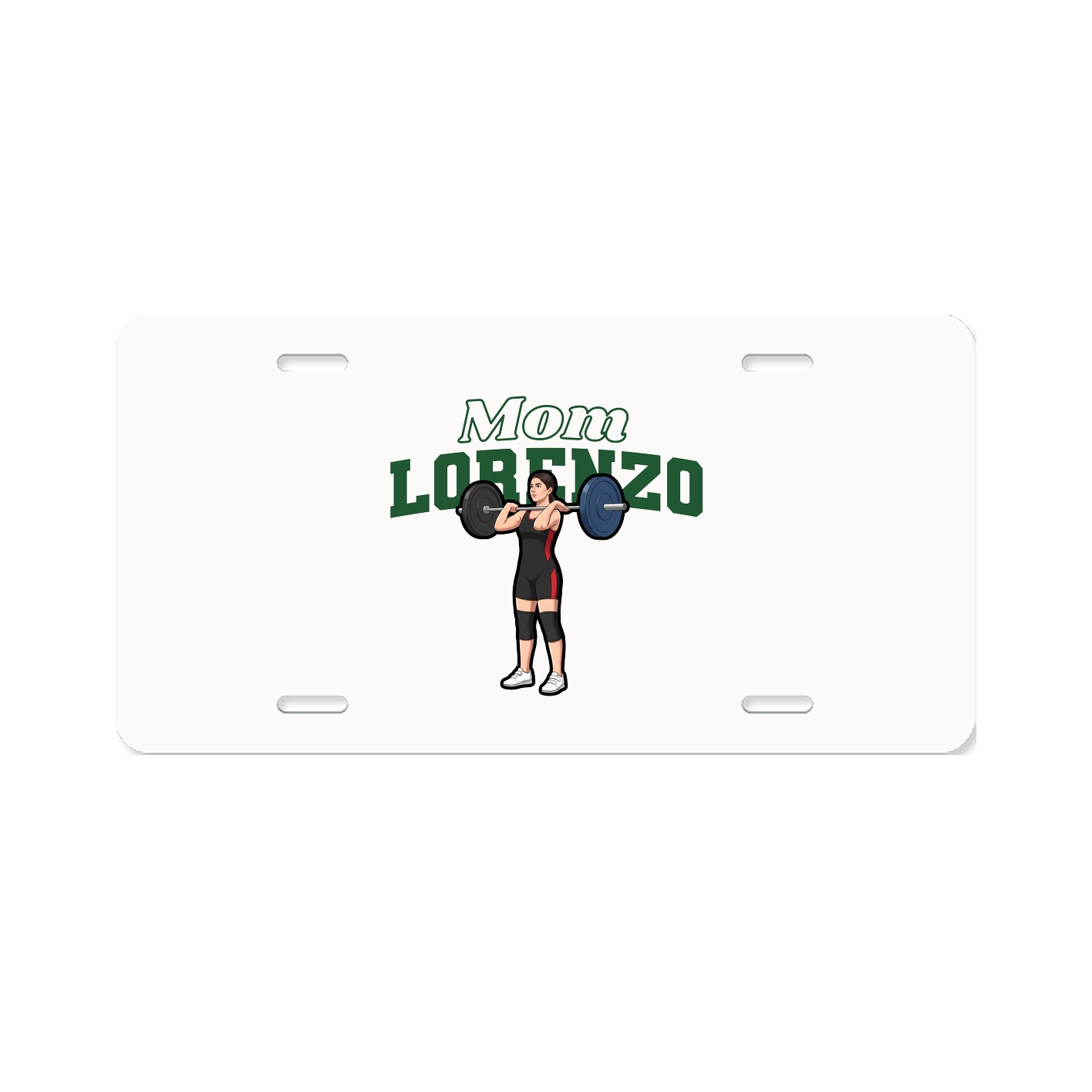 License Plate — Mothers Day Block in Classic