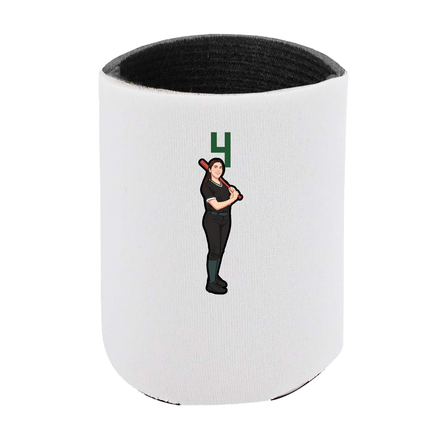 Can Holder — Number Top in White