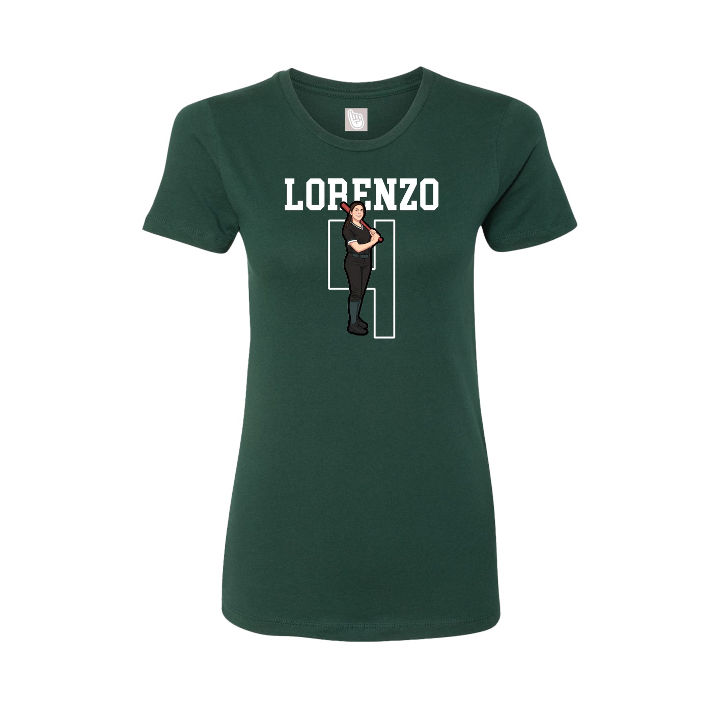 Fitted Women's Tee — Shirsey in Green