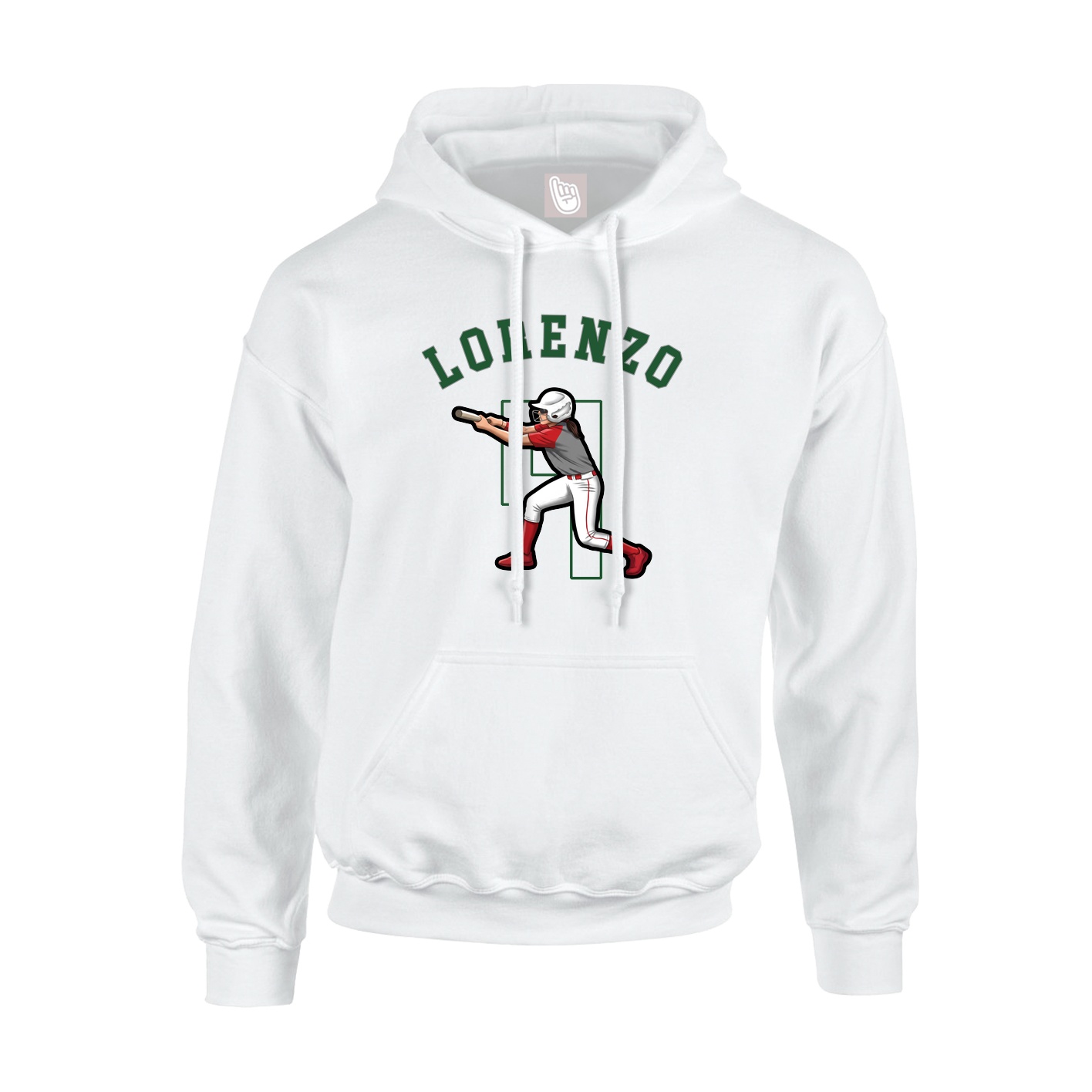 Youth Hoodie — Shirsey Arch in White