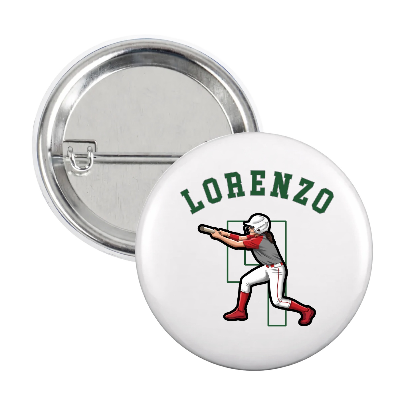 Game Day Button — Shirsey Arch in White