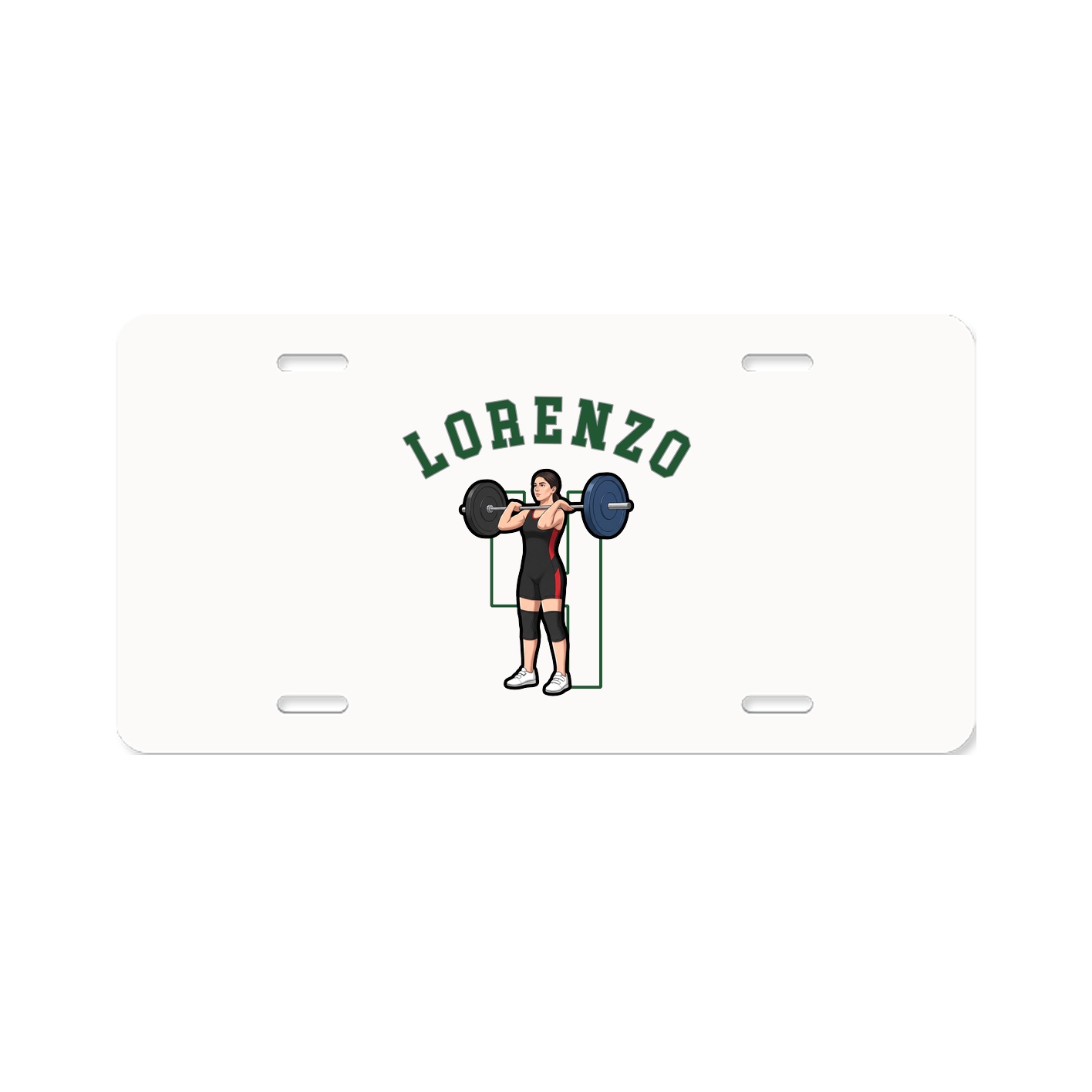 License Plate — Shirsey Arch in Classic