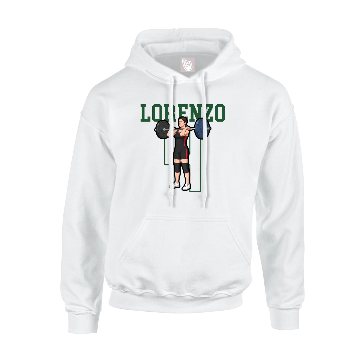 Hoodie — Shirsey in White