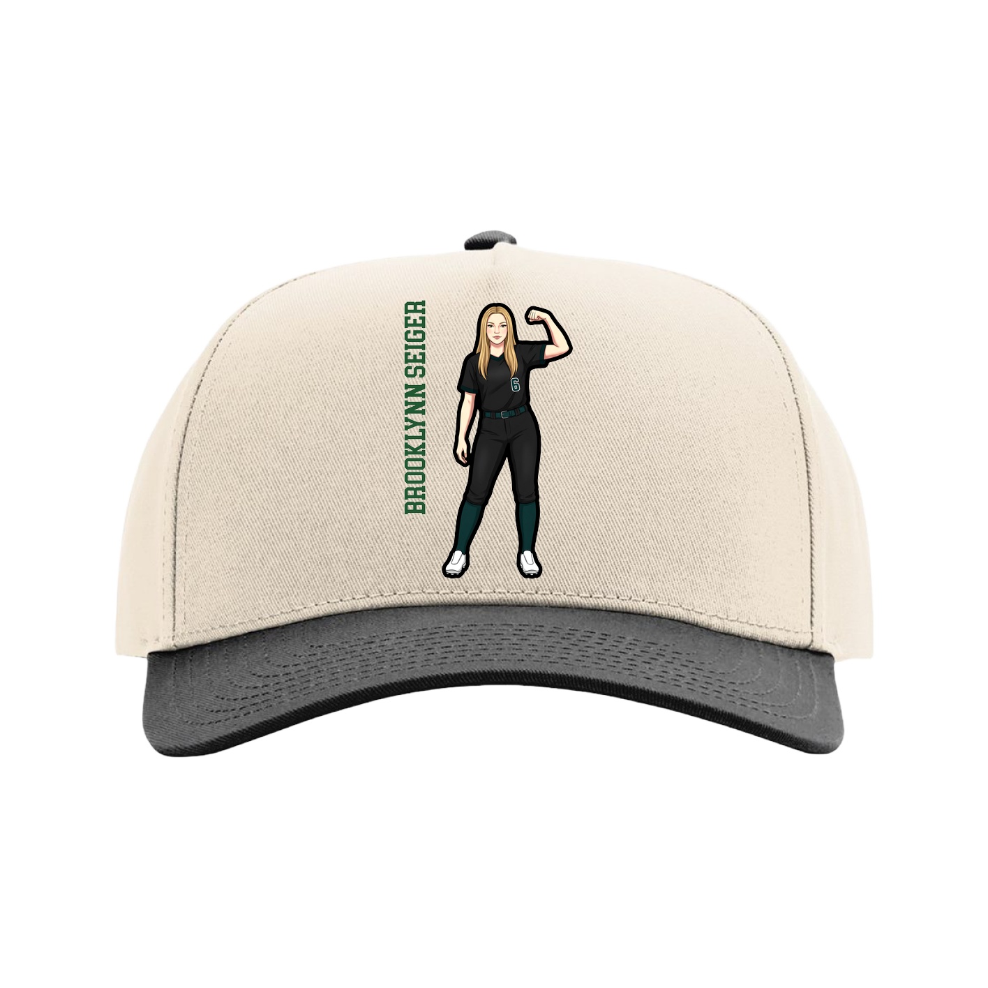 Full Fabric Five-Panel Champ Cap