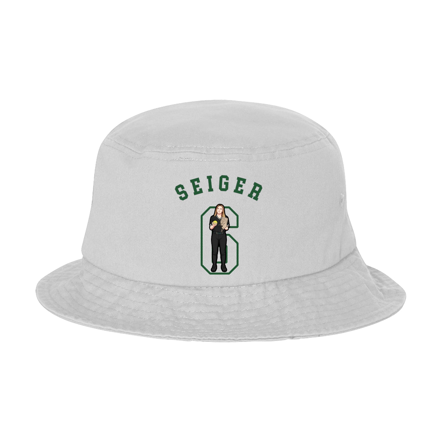 Bucket Cap — Shirsey Arch in White
