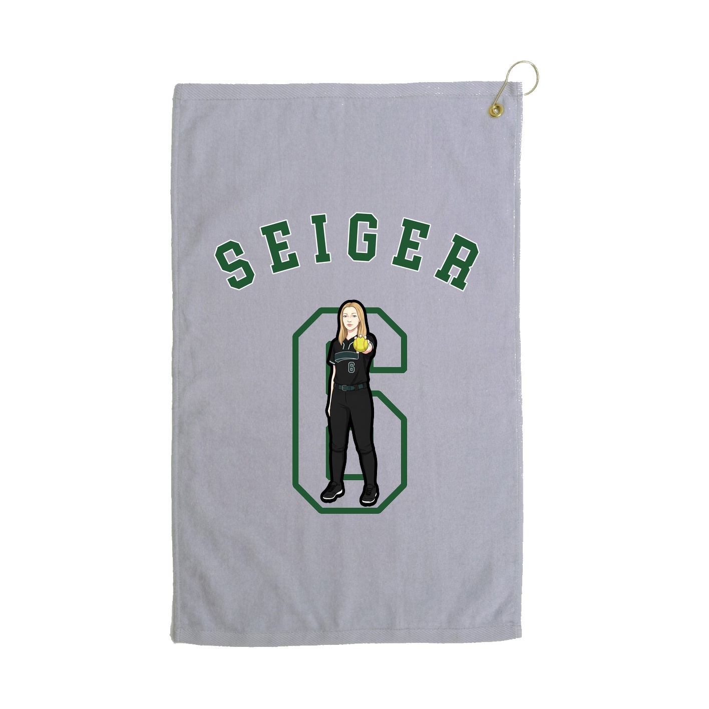 Golf Towel — Shirsey Arch in Grey