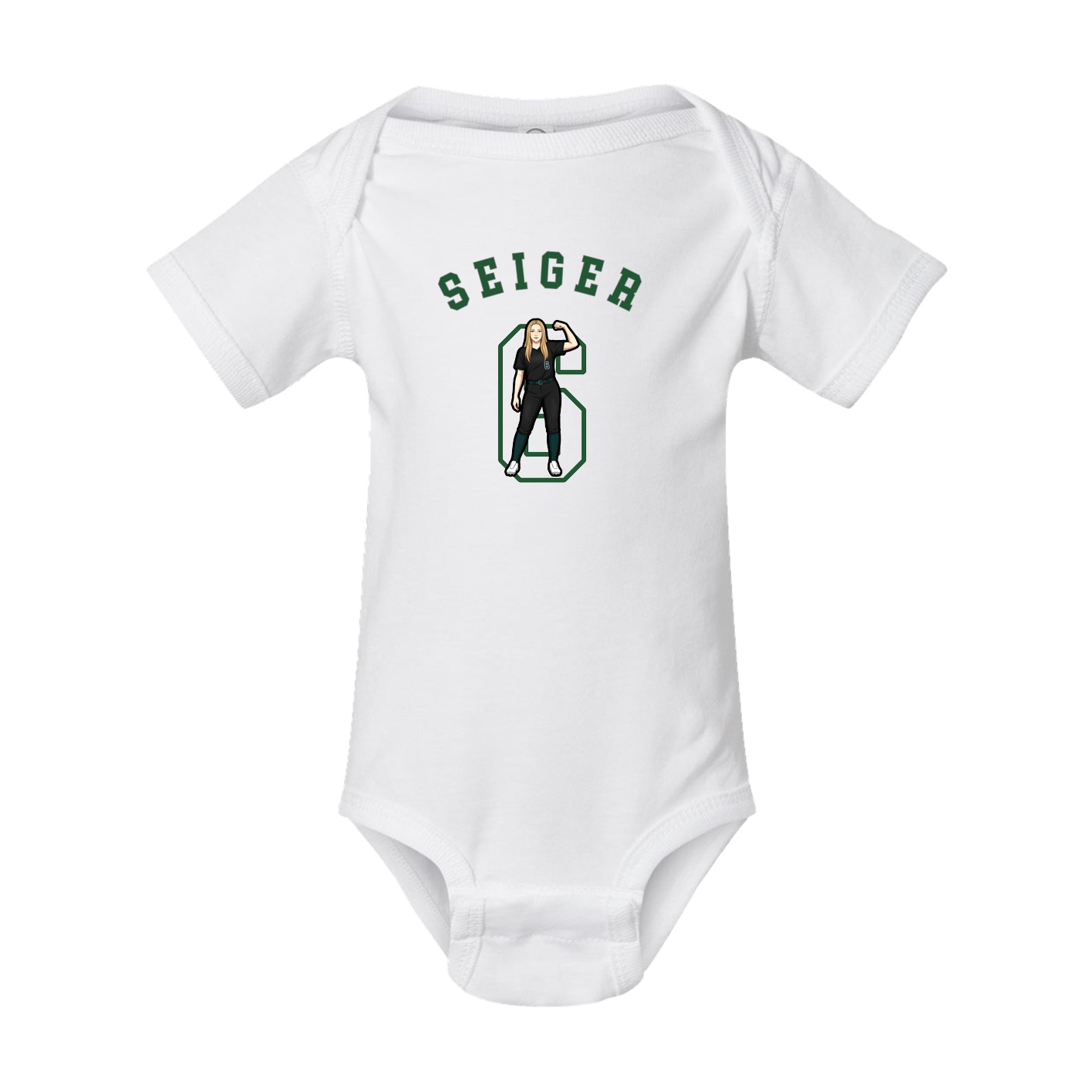 Baby Onesie — Shirsey Arch in White