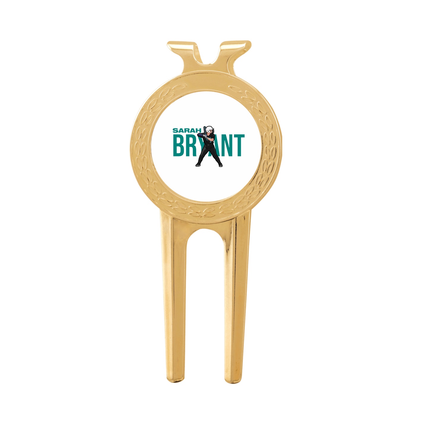 Divot Tool with Ball Marker — Player Name in Classic