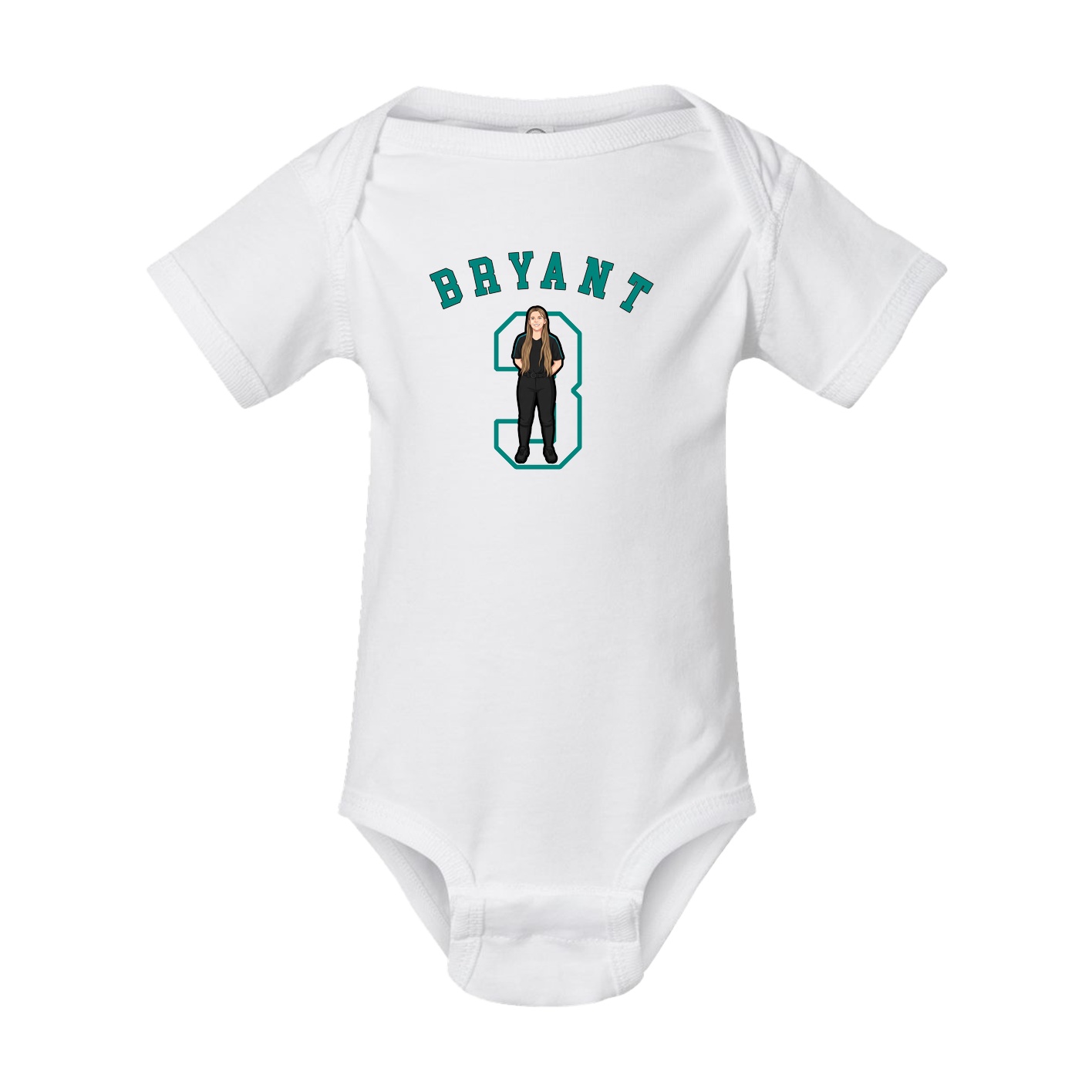 Baby Onesie — Shirsey Arch in White