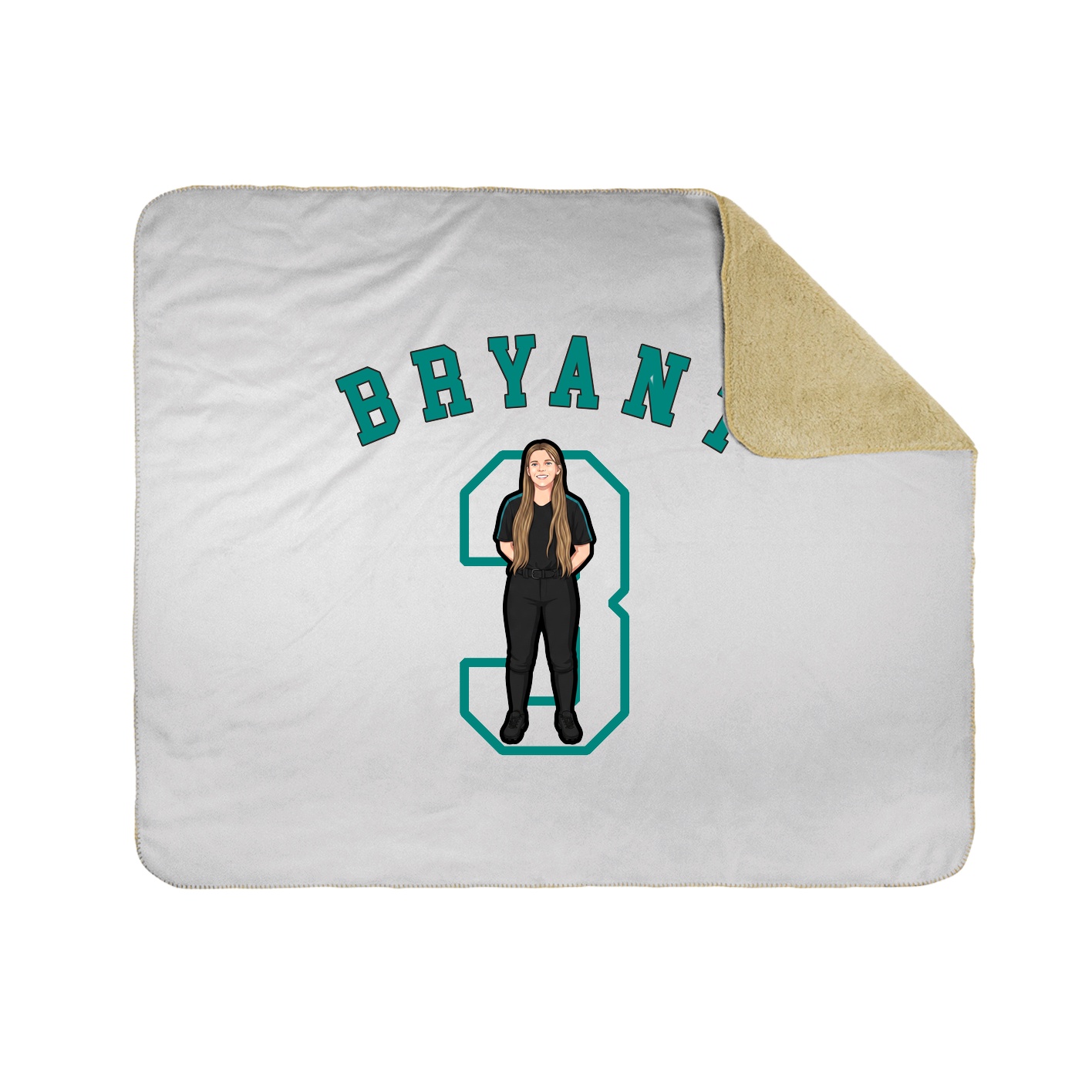 Throw Blanket — Shirsey Arch in White