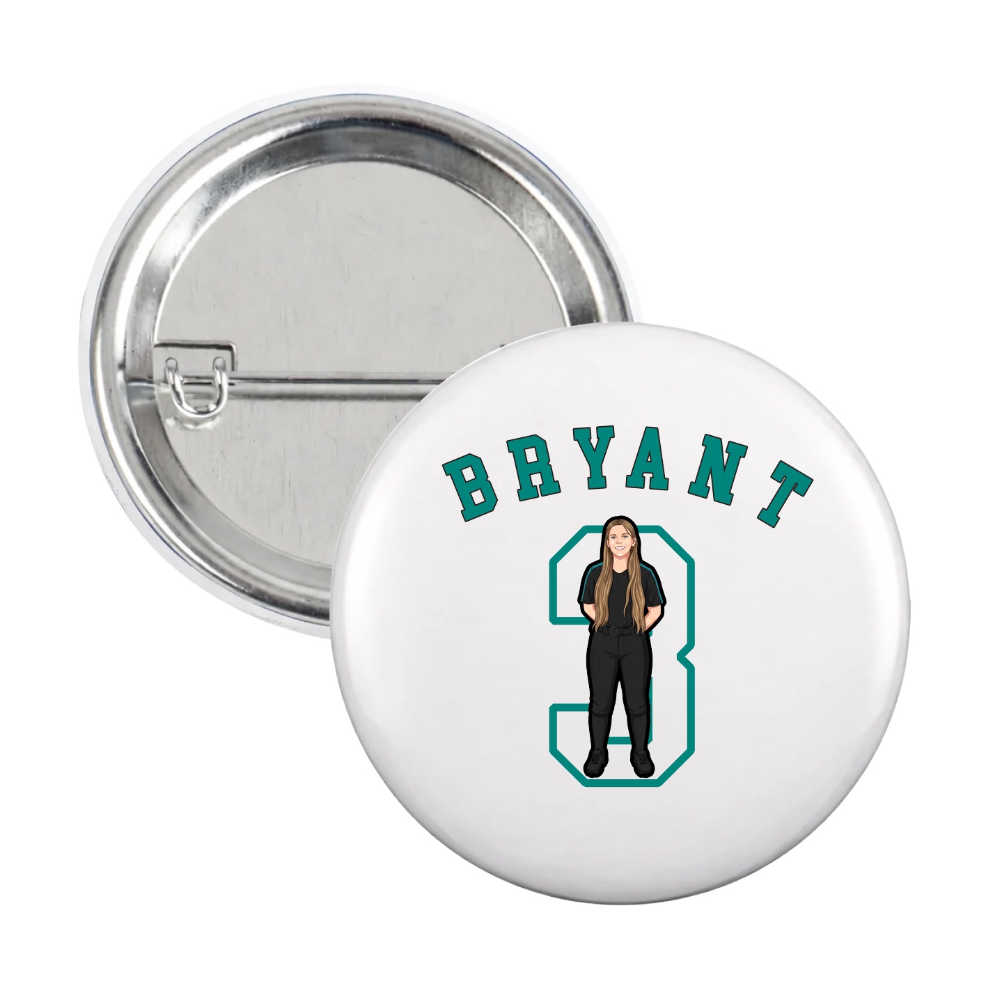 Game Day Button — Shirsey Arch in White