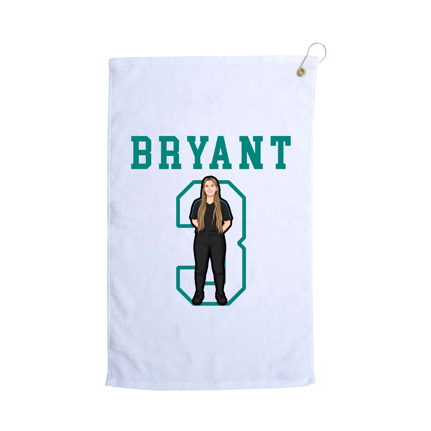 Golf Towel — Shirsey in White